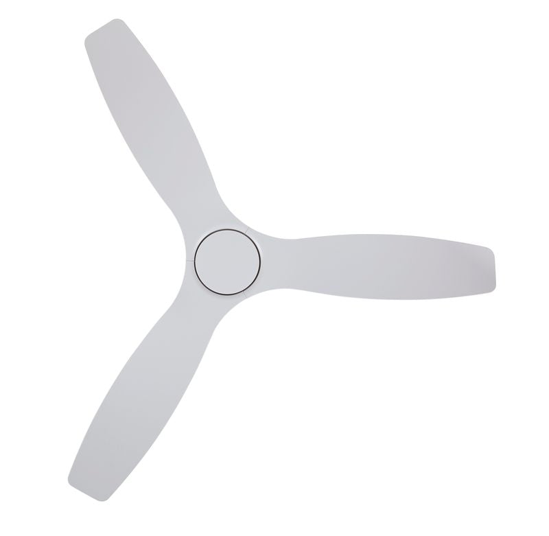 52 Inch Indoor Outdoor DC White Fan with Remote