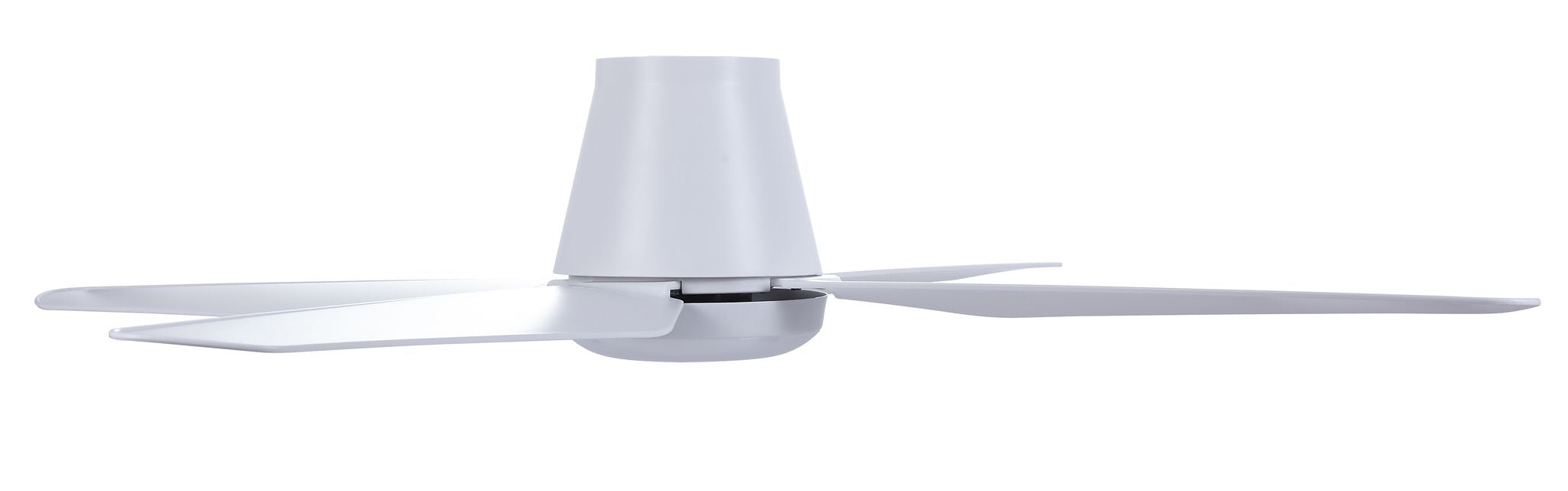 Aria Hugger 52 Inch White Fan with 1 Light and Remote