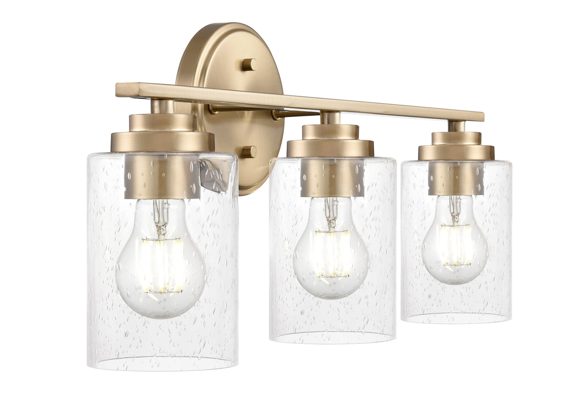 22'' Moven Modern Gold 3 Light Bath Vanity