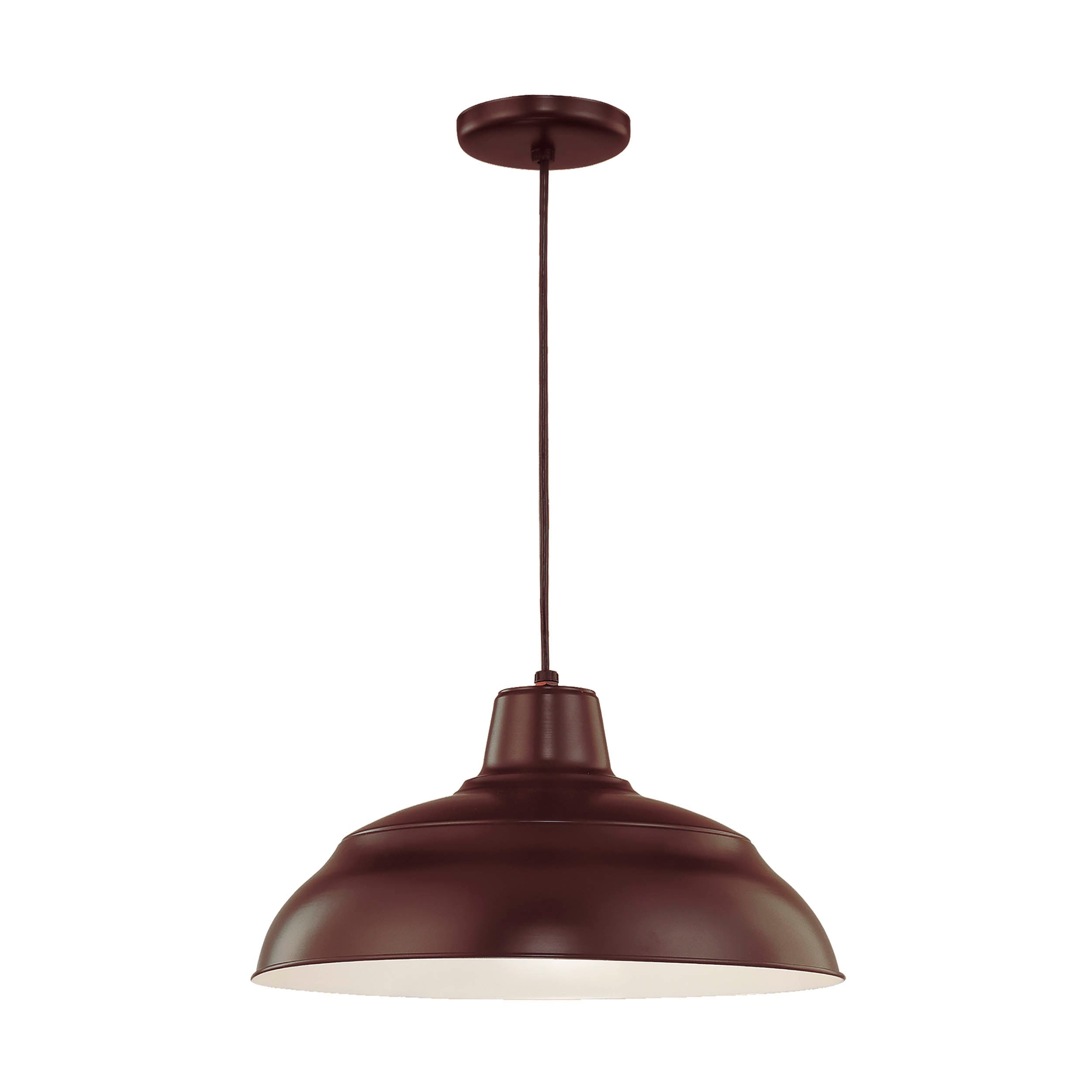 9'' R Series Architectural Bronze 1 Light Pendant