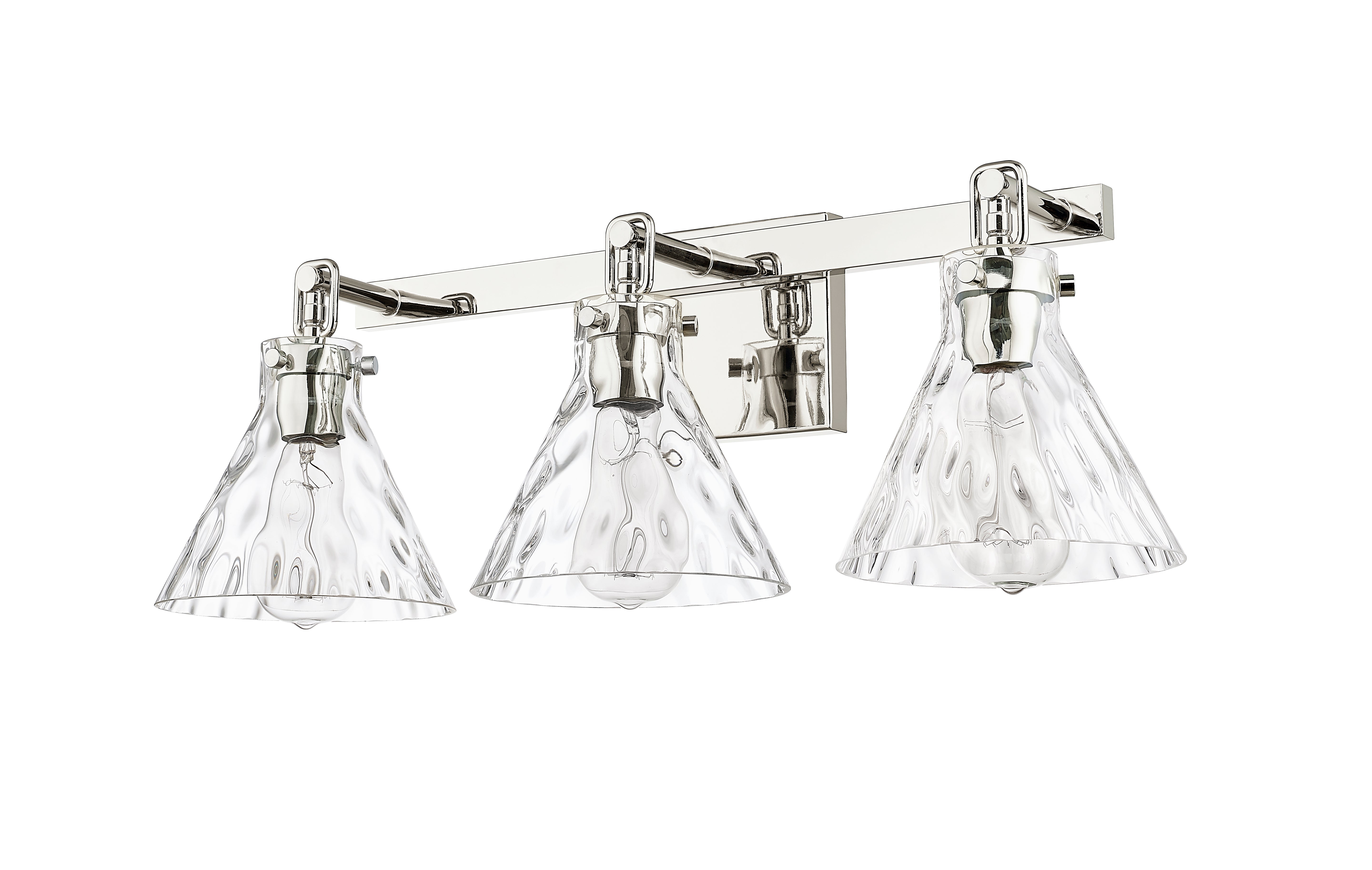 25.5'' Barlon Polished Nickel 3 Light Bath Vanity