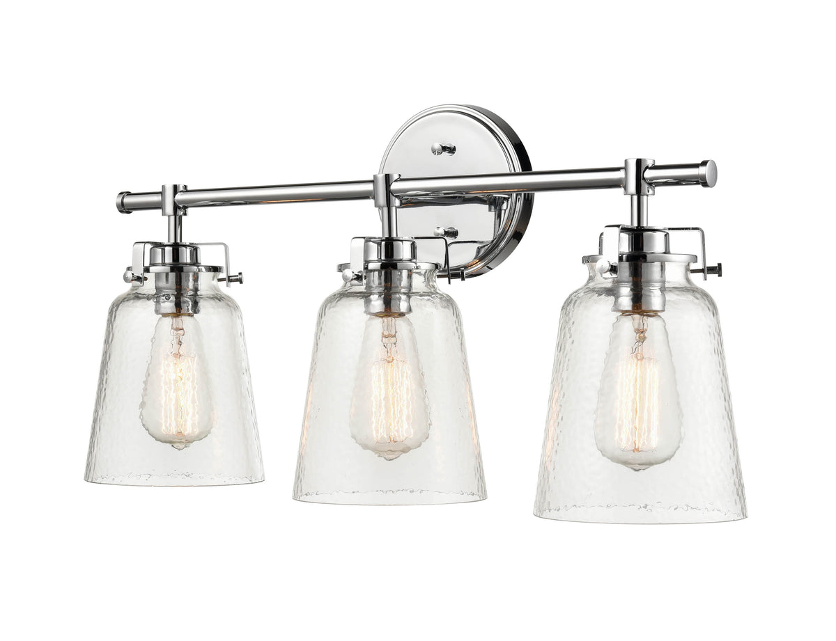 23'' Amberose Chrome 3 Light Bath Vanity