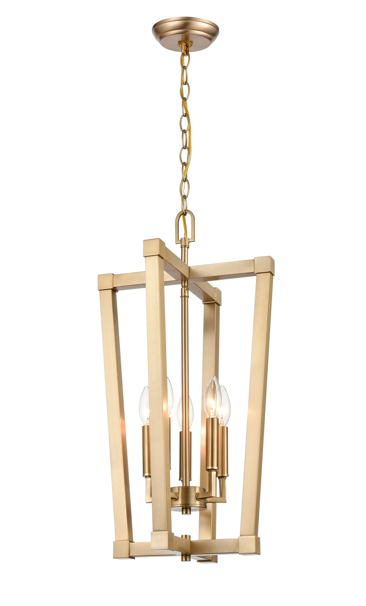 25'' Modern Gold 5 Light Pendant