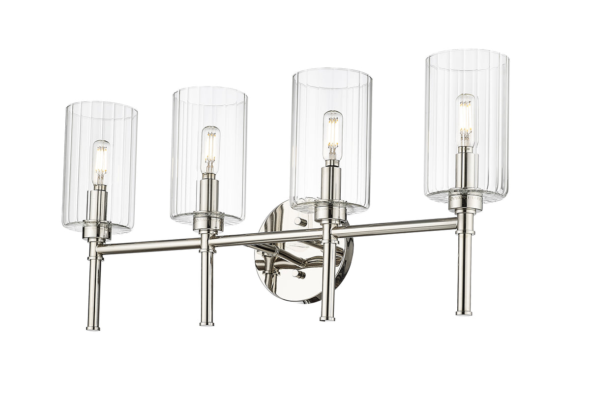 25.5'' Chastine Polished Nickel 4 Light Bath Vanity