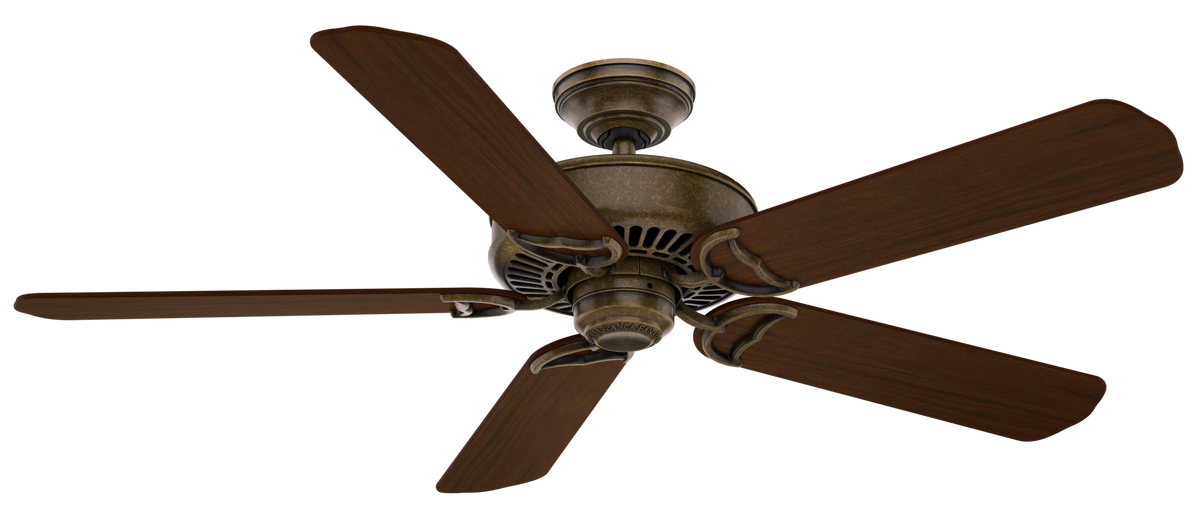 Casablanca 54 inch Panama Aged Bronze Ceiling Fan and Wall Control