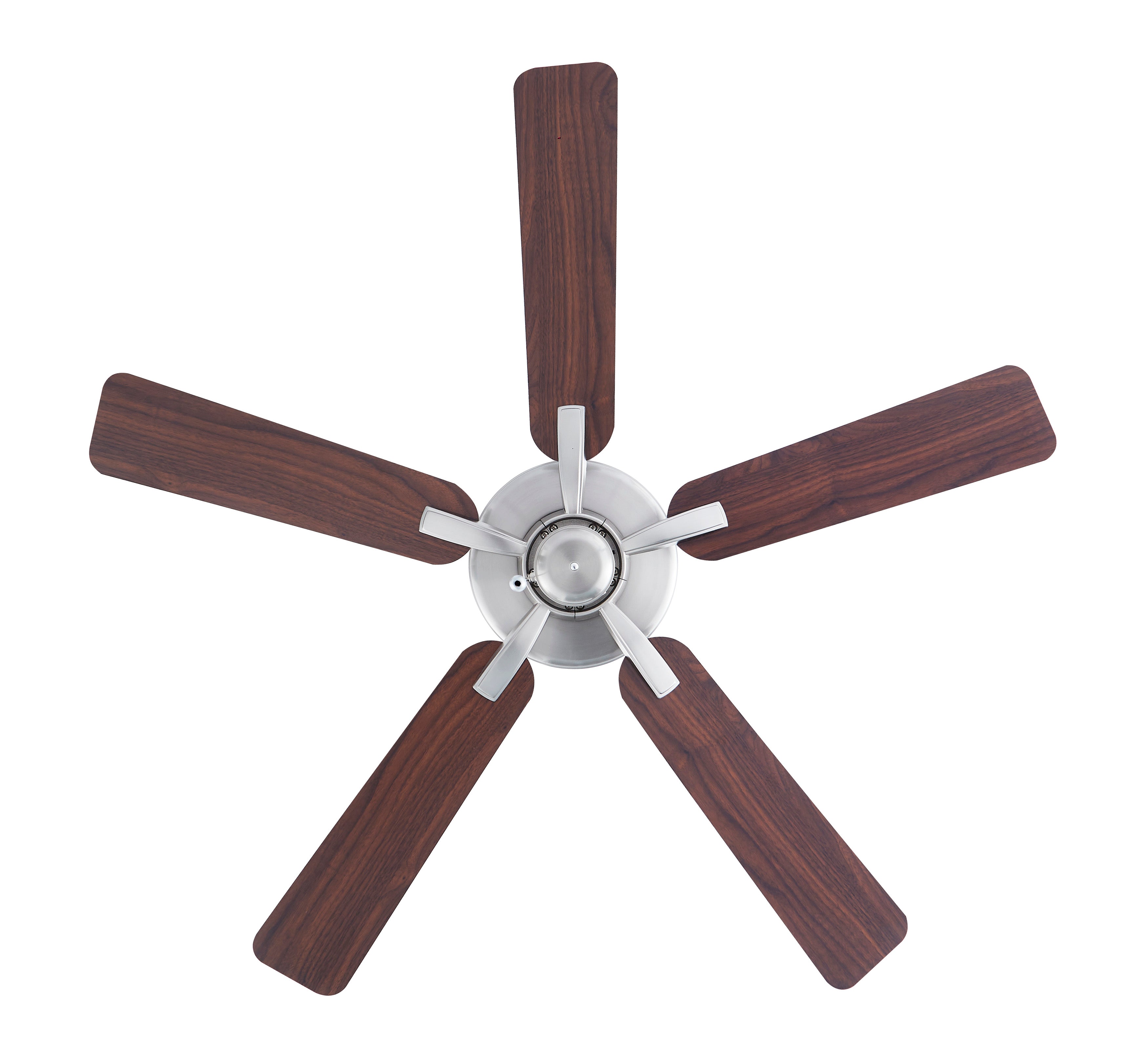 52 Inch Coltstaff AC Brushed Nickel Indoor Ceiling Fan 5-Blade Reversible