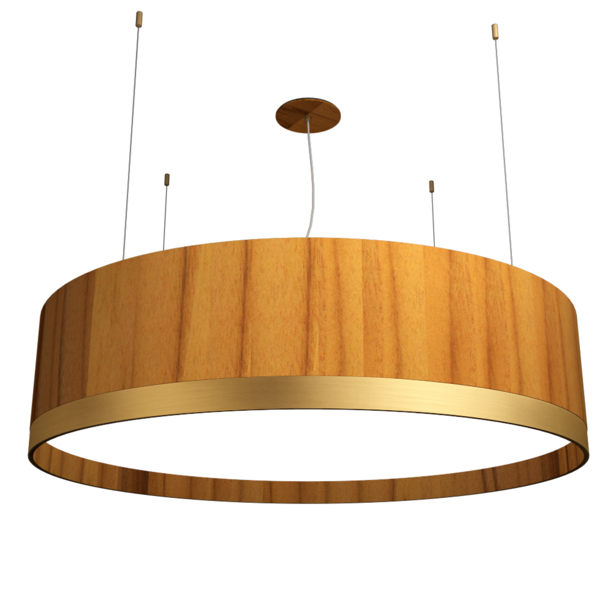 7.09'' Statement Cylindrical LED Accord Pendant Light