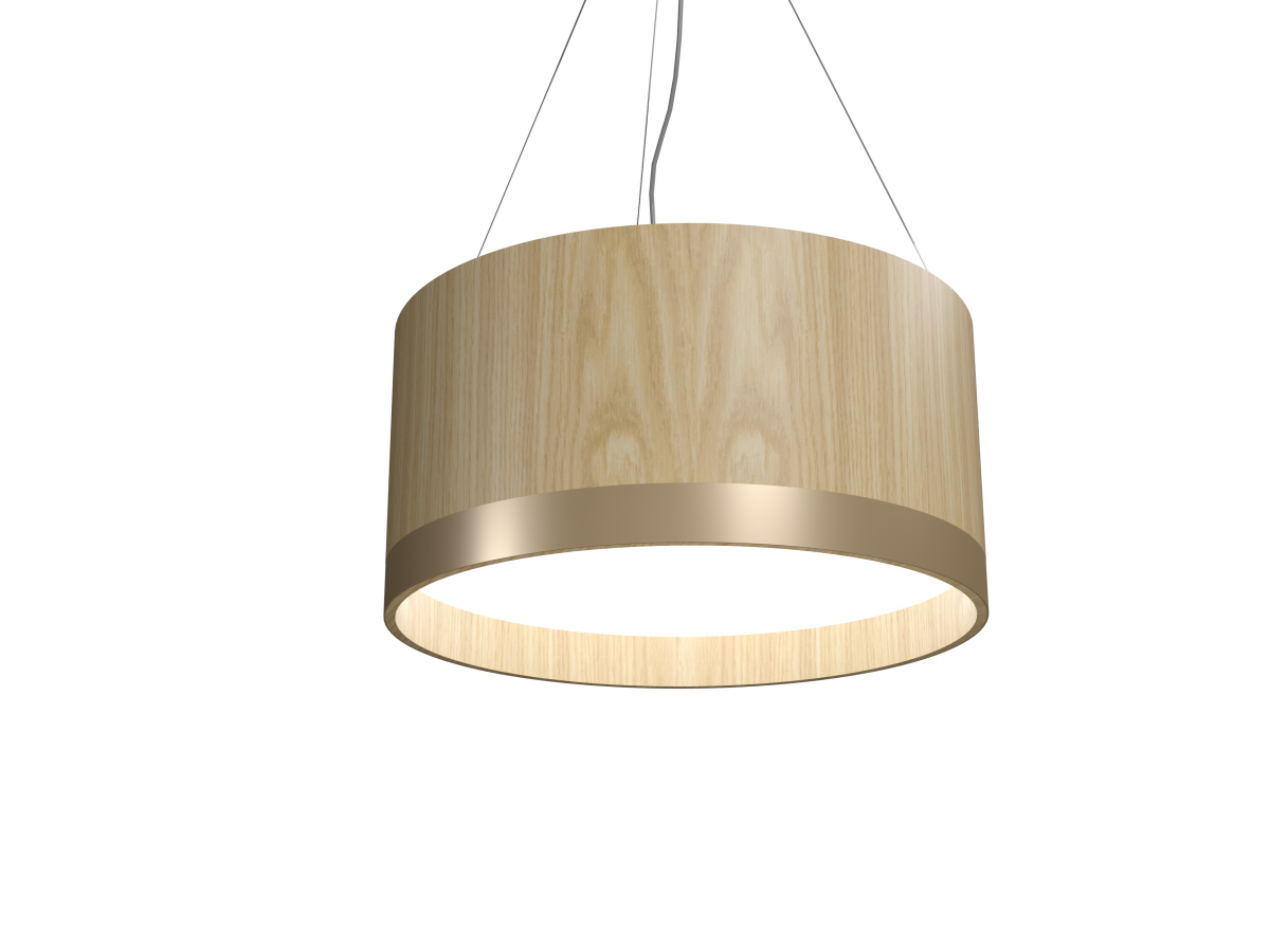 9.84'' Handcrafted Cylindrical Accord Pendant Light