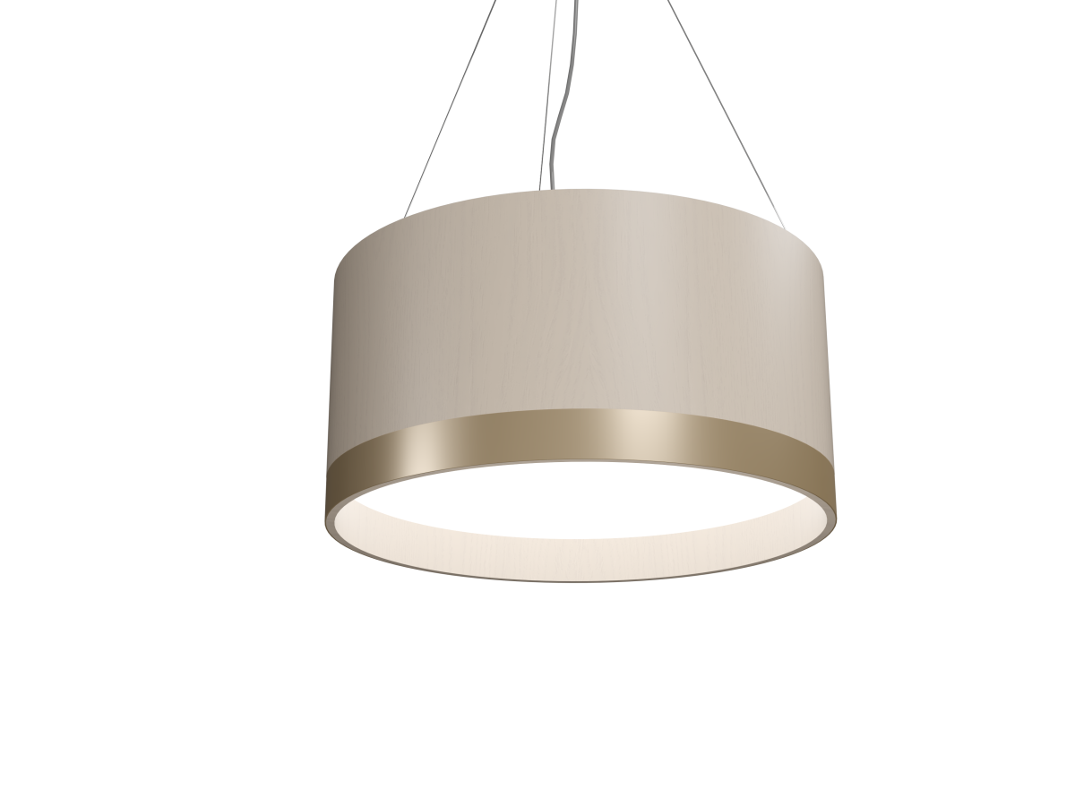 9.84'' Sculptural Cylindrical LED Accord Pendant Light