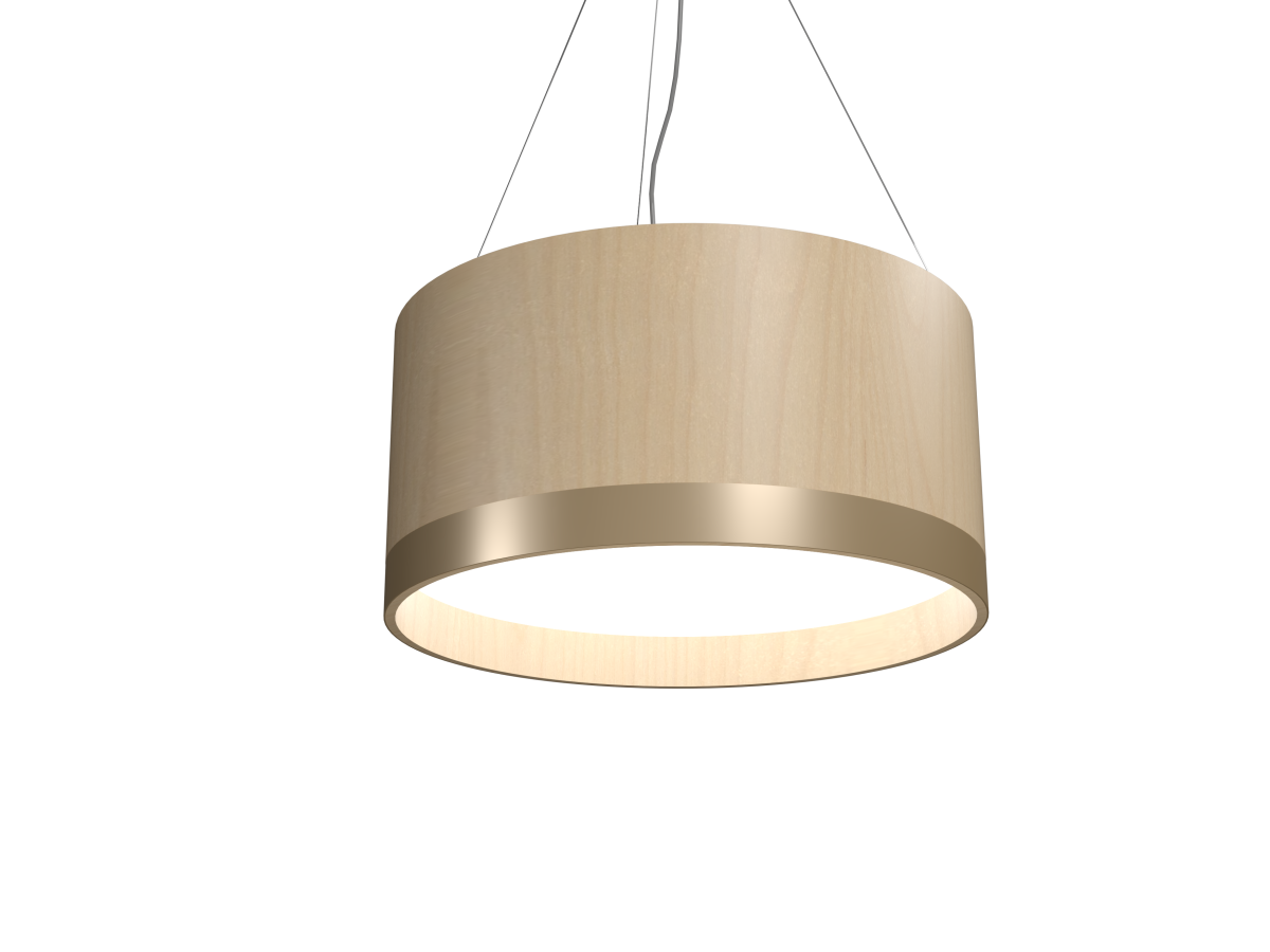 9.84'' Elegant Cylindrical LED Accord Pendant Light