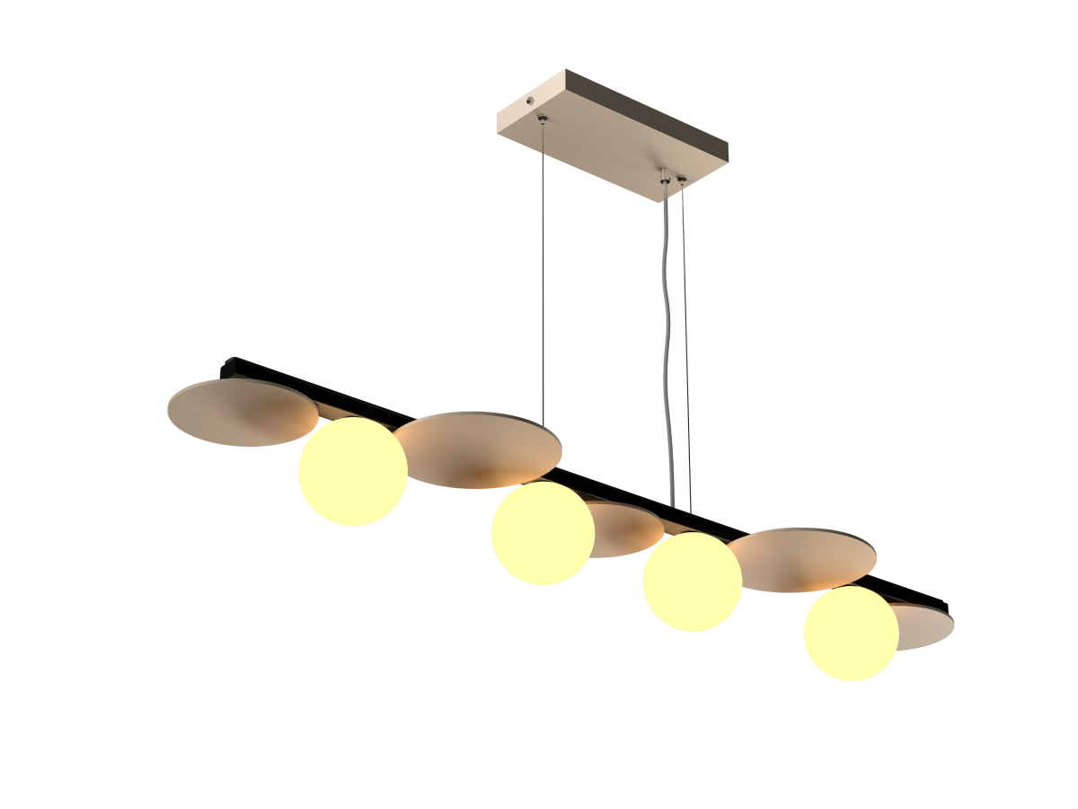 5.91'' Contemporary Luna Accord Pendant Light