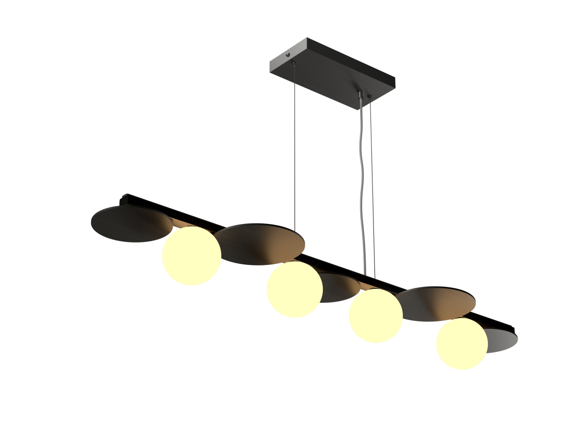 5.91'' Contemporary Luna Accord Pendant Light
