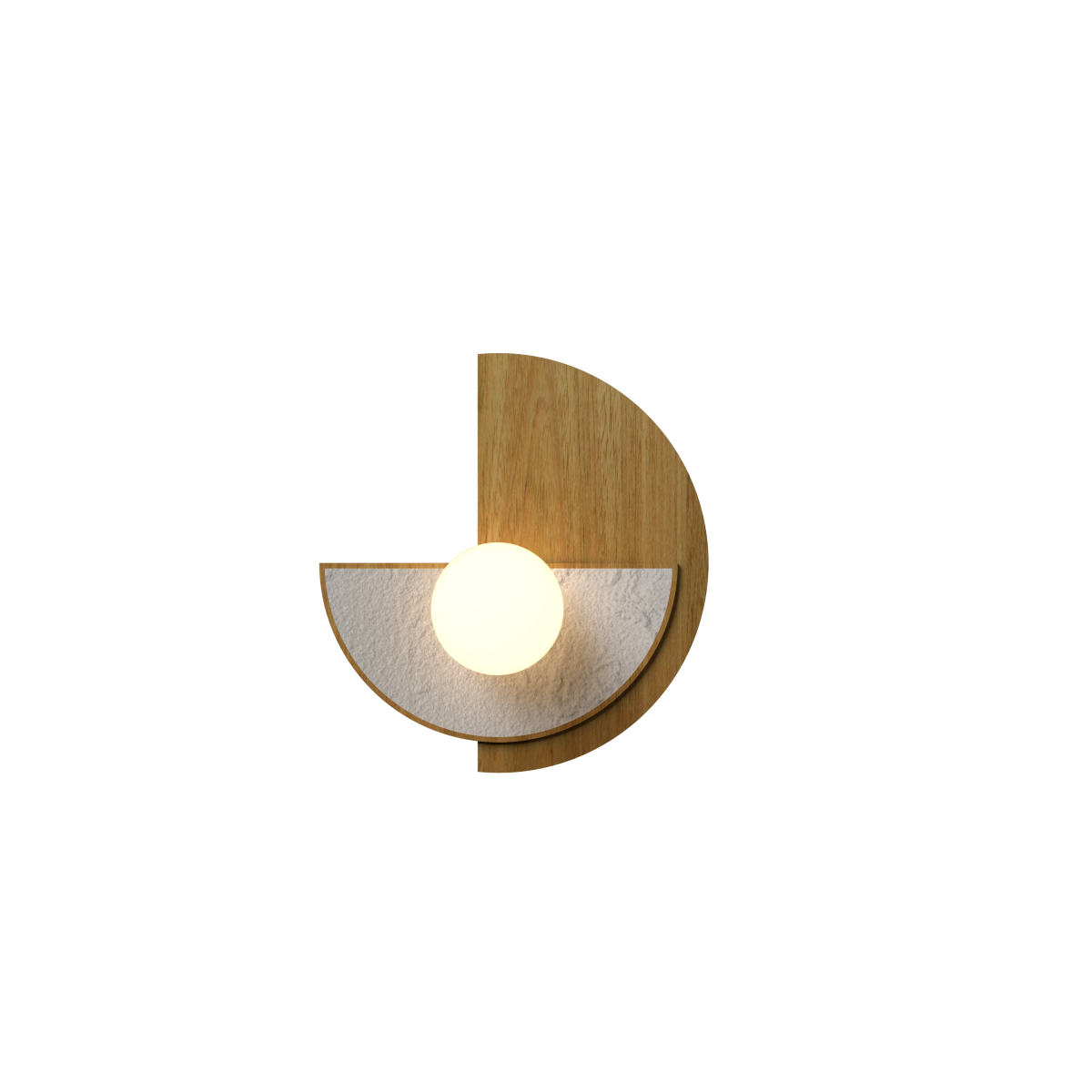 13.78'' Handcrafted Petra Accord Wall Lamp Light