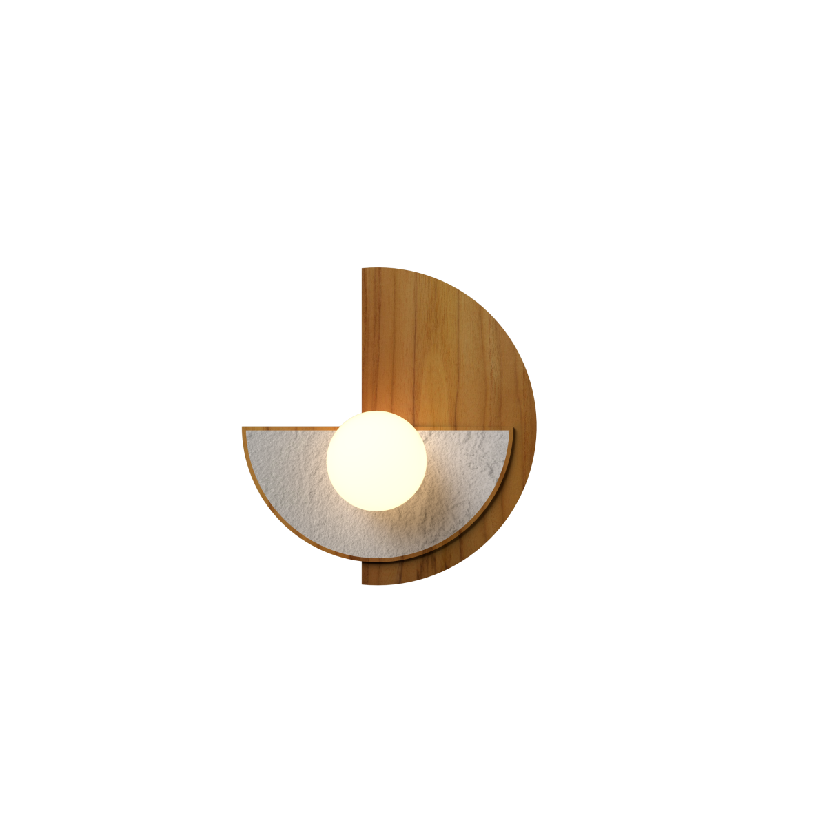 13.78'' Handcrafted Petra Accord Wall Lamp Light