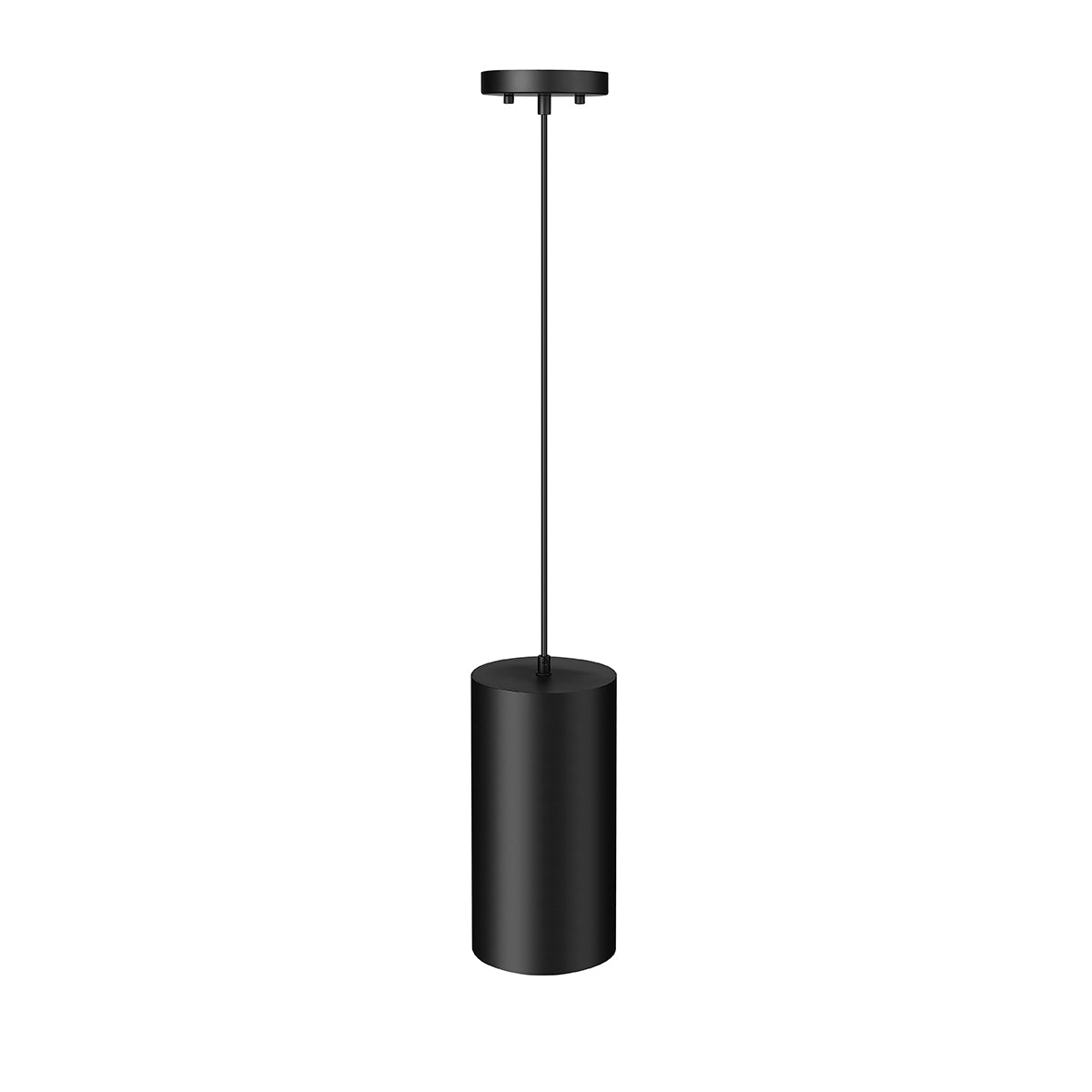 74.3'' Searcy Powder Coated Black 1 Light Hanging Pendant