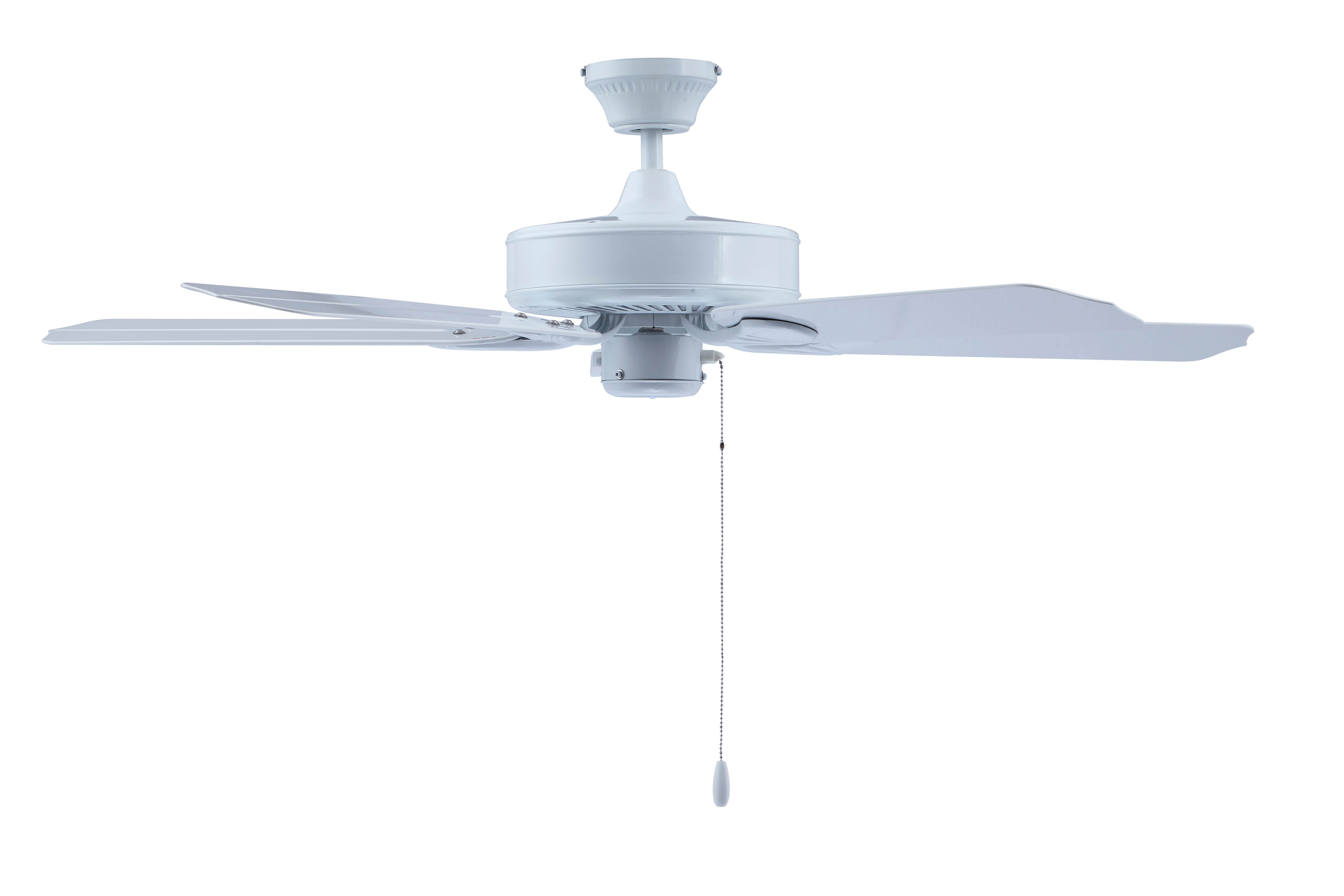 52 Inch Sunset AC White Outdoor Ceiling Fan 5-Blade Reversible