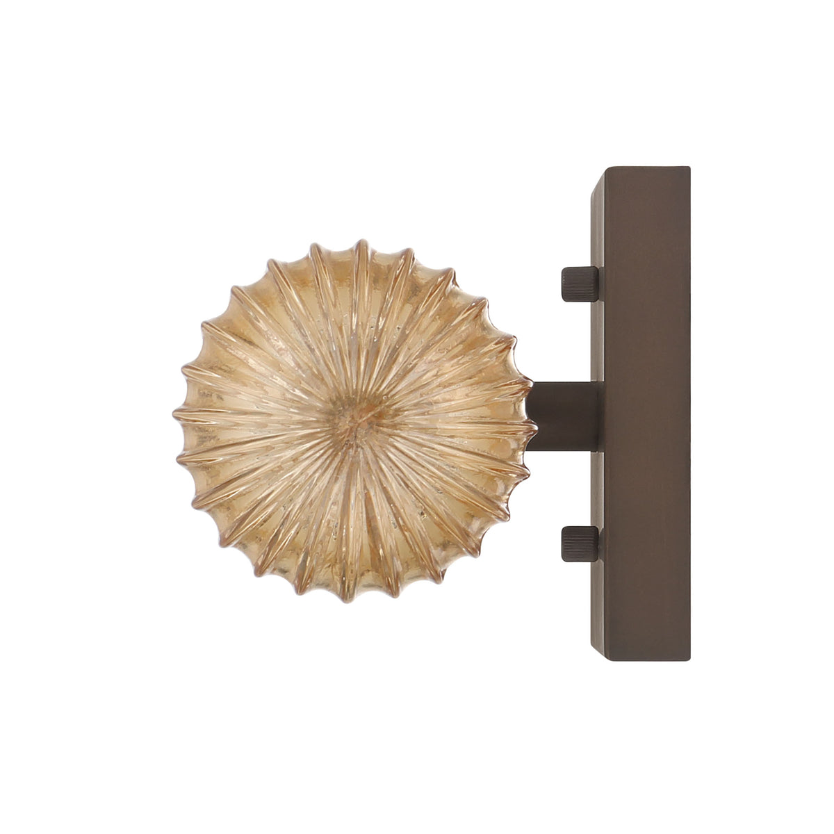 Beverly Glen 24-inch 2-light Matte Bronze Vanity Light with Amber Glass
