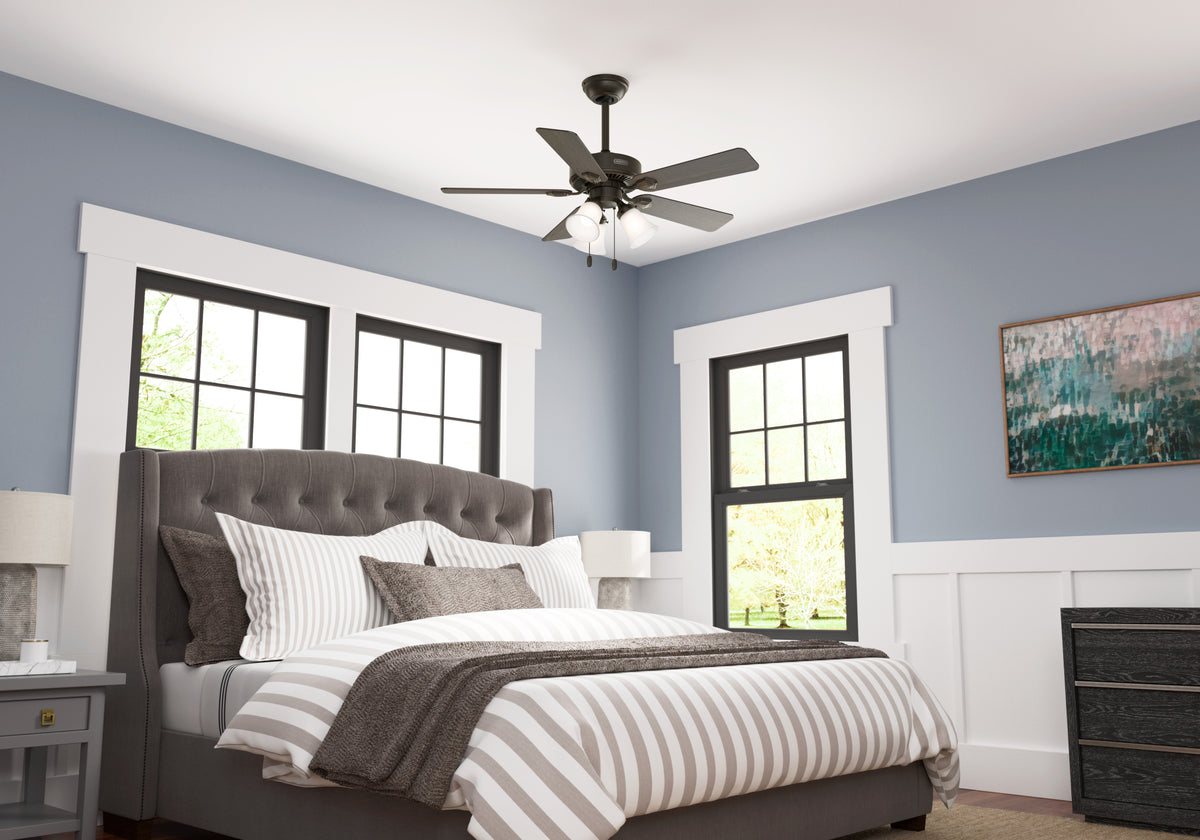 44 inch Swanson ENERGY STAR® New Bronze Ceiling Fan with LED Light Kit
