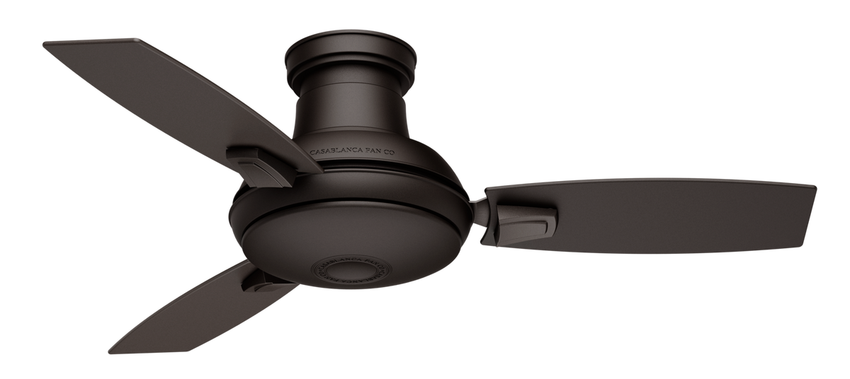 Casablanca 44 inch Verse Maiden Bronze Damp Rated Ceiling Fan with LED Light Kit and Handheld Remote