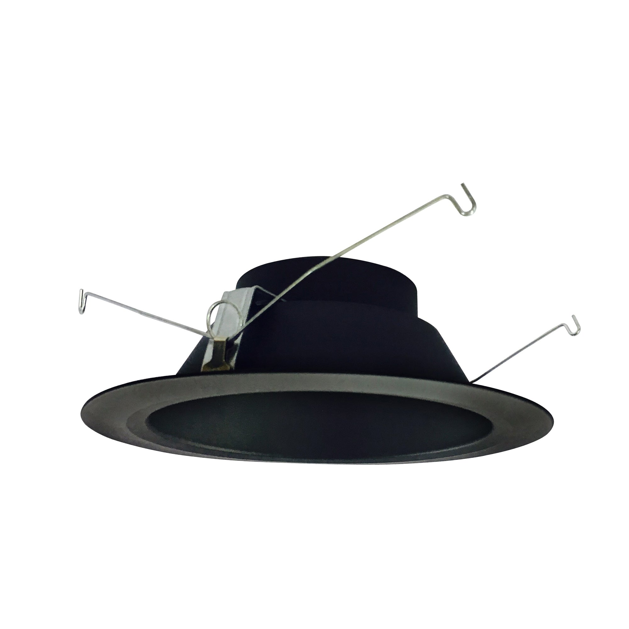7-inch-Black-Flush-Mount-Light-with-3000K-Light