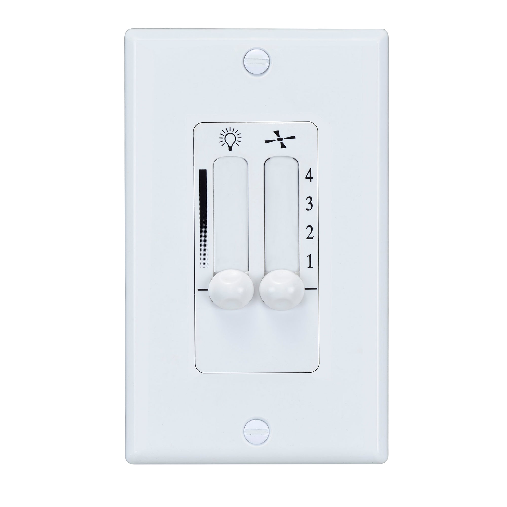 4 Speed Wall Controls White Indoor Ceiling Fan