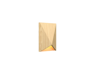 9.84'' Contemporary Facet Accord Wall Lamp Light