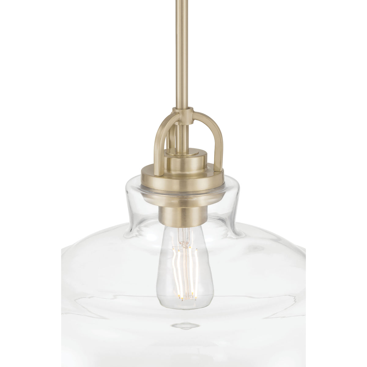 10'' Clarien Modern Gold 1 Light Pendant