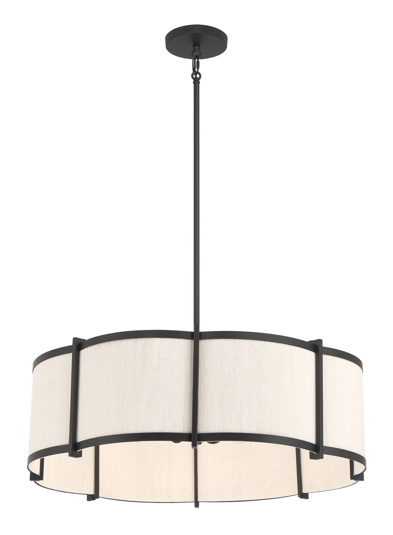 9'' Marlbeck Matte Black 4 Light Pendant