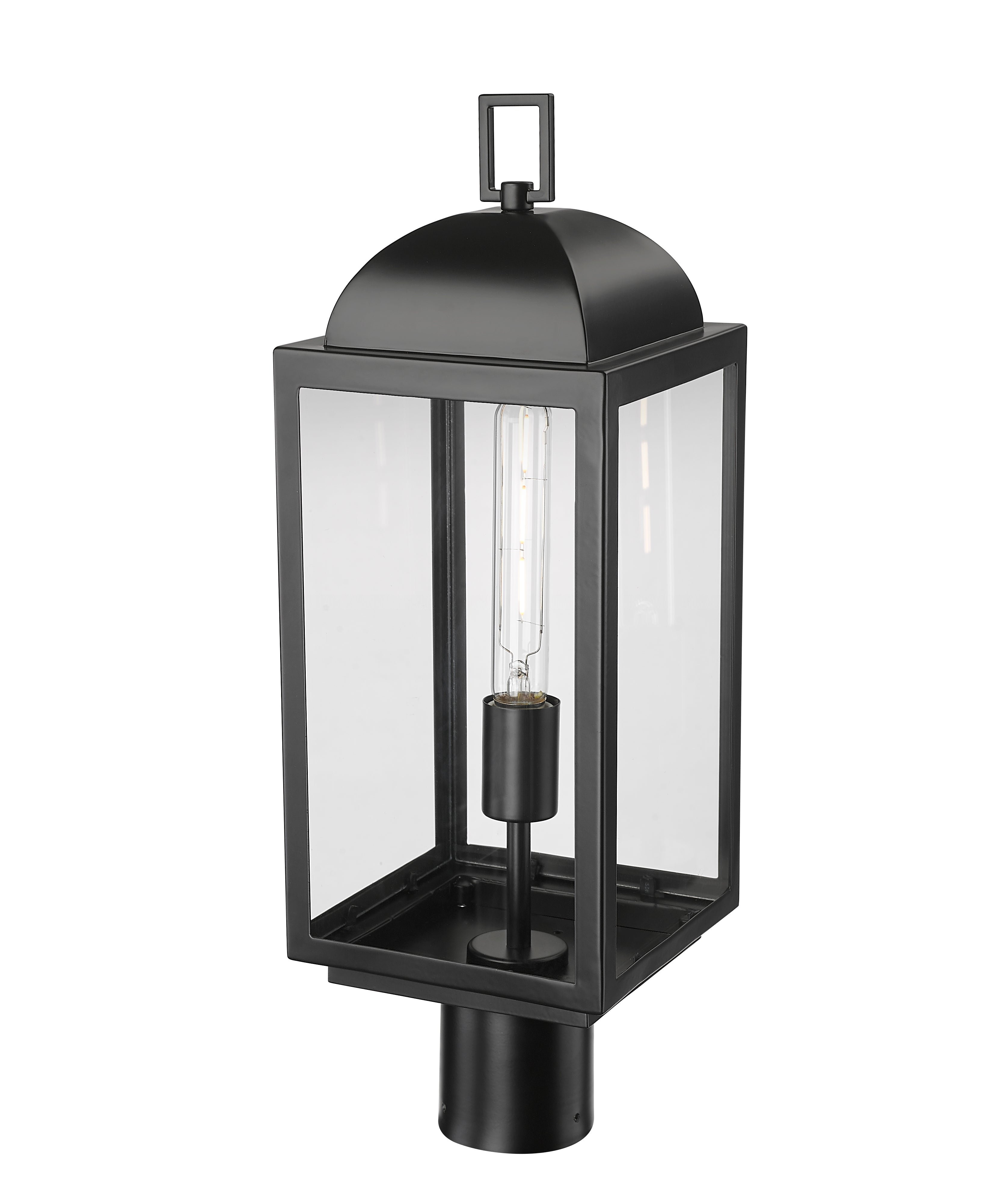 21.25'' Beaufort Powder Coated Black 1 Light Post Lantern