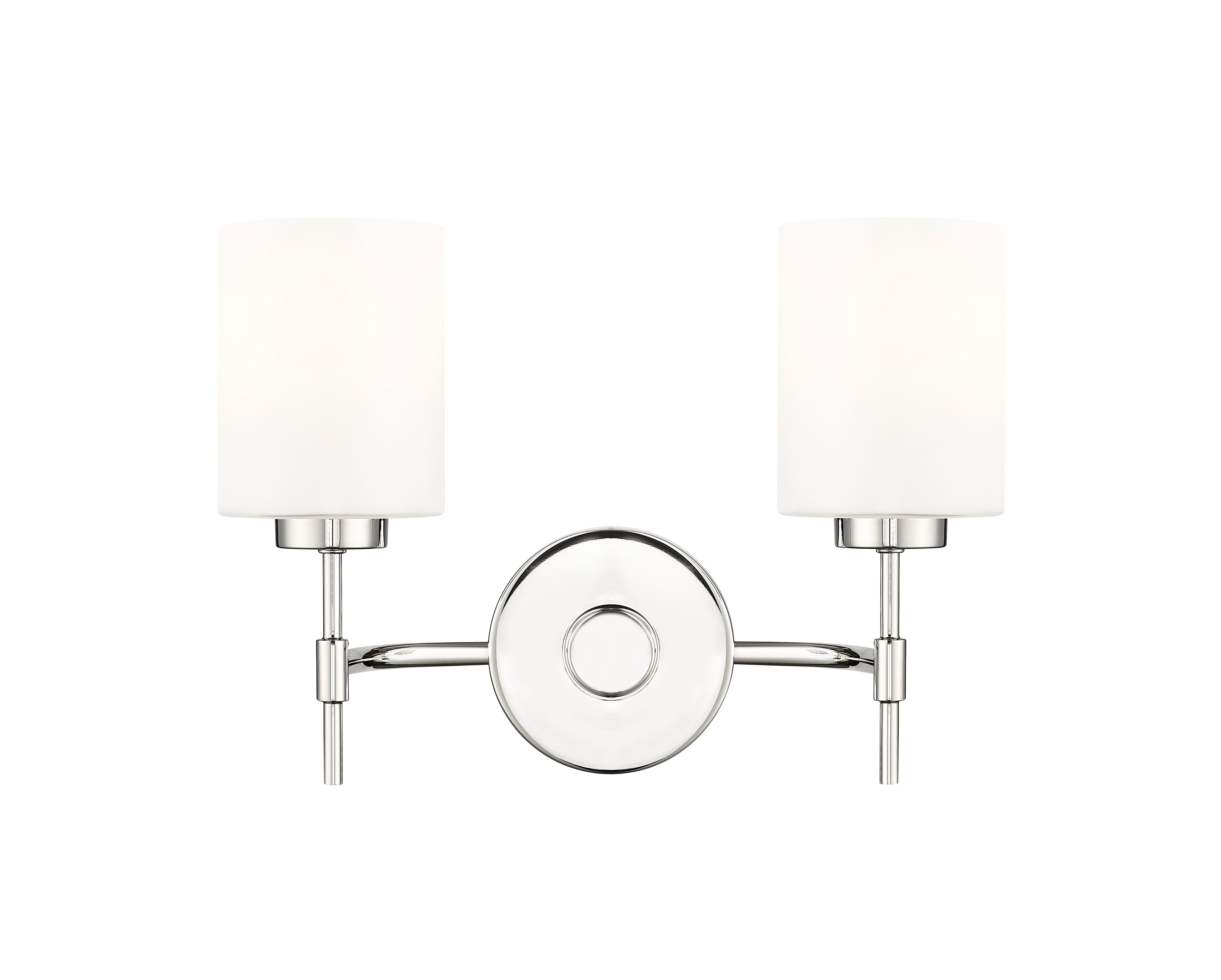 15.5'' Keylee Polished Nickel 2 Light Bath Vanity