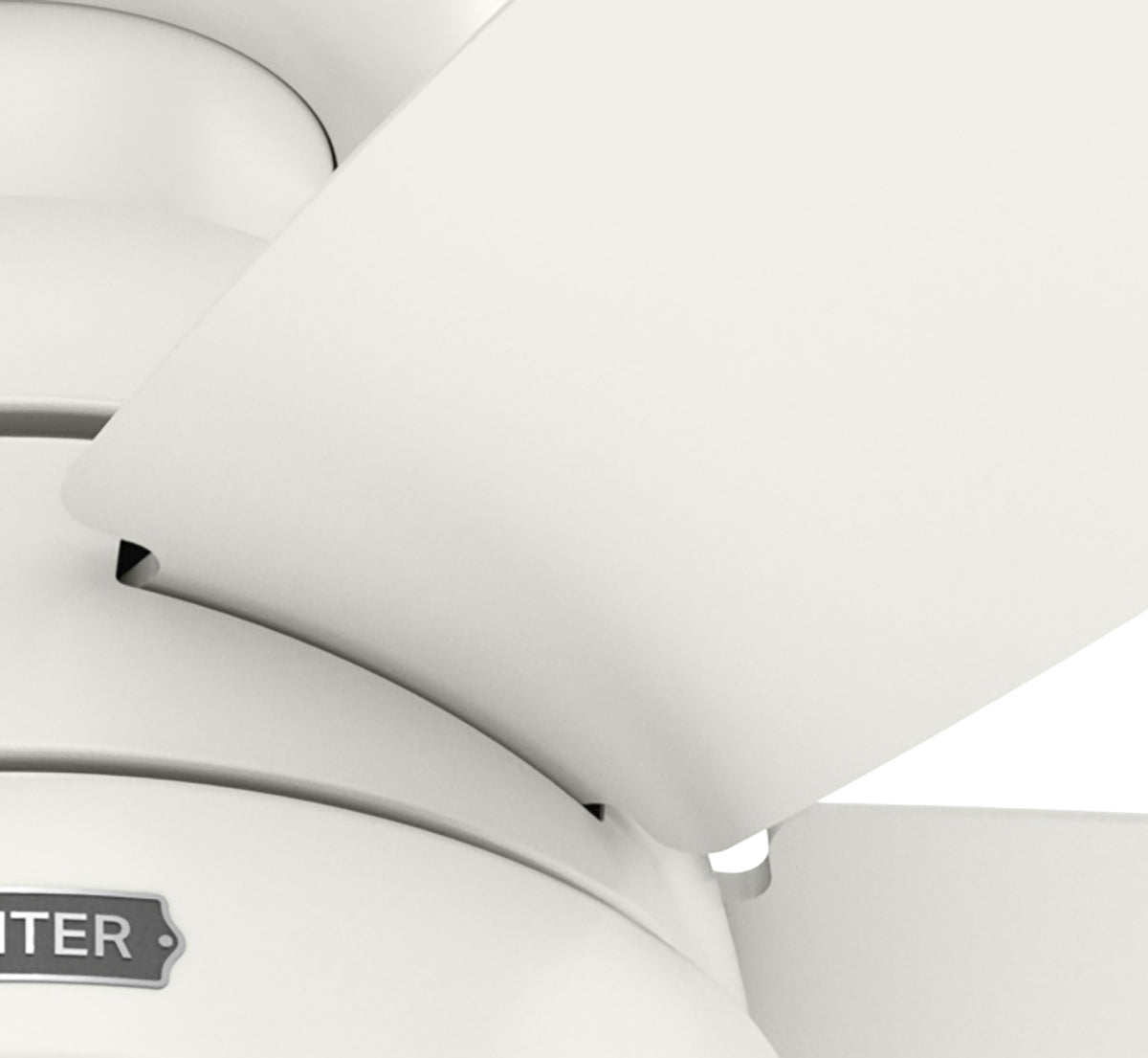 52 inch Lilliana Fresh White Low Profile Ceiling Fan with LED Light Kit and Pull Chain