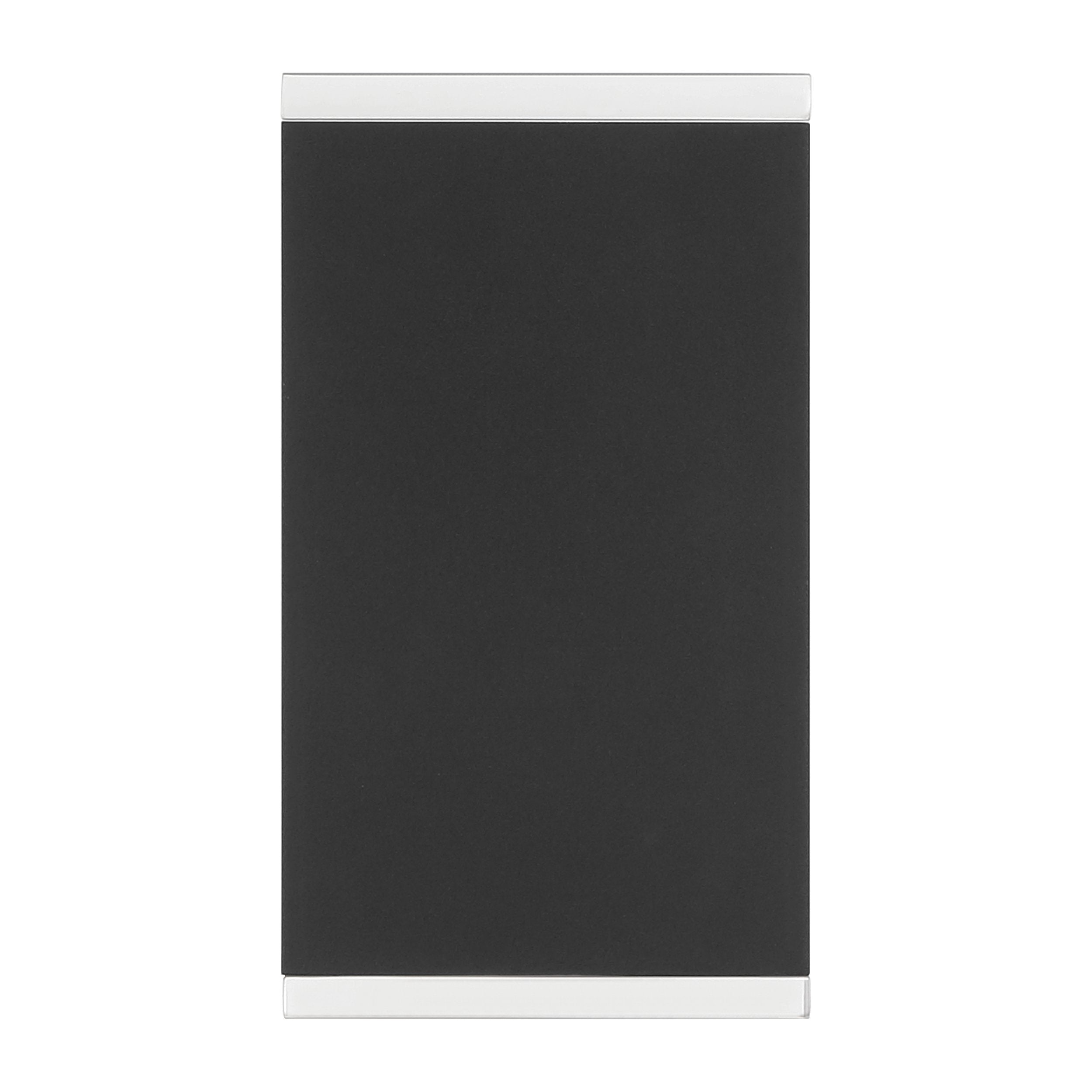 Jasper 8-inch 2-light Textured Black LED Exterior Wall Sconce