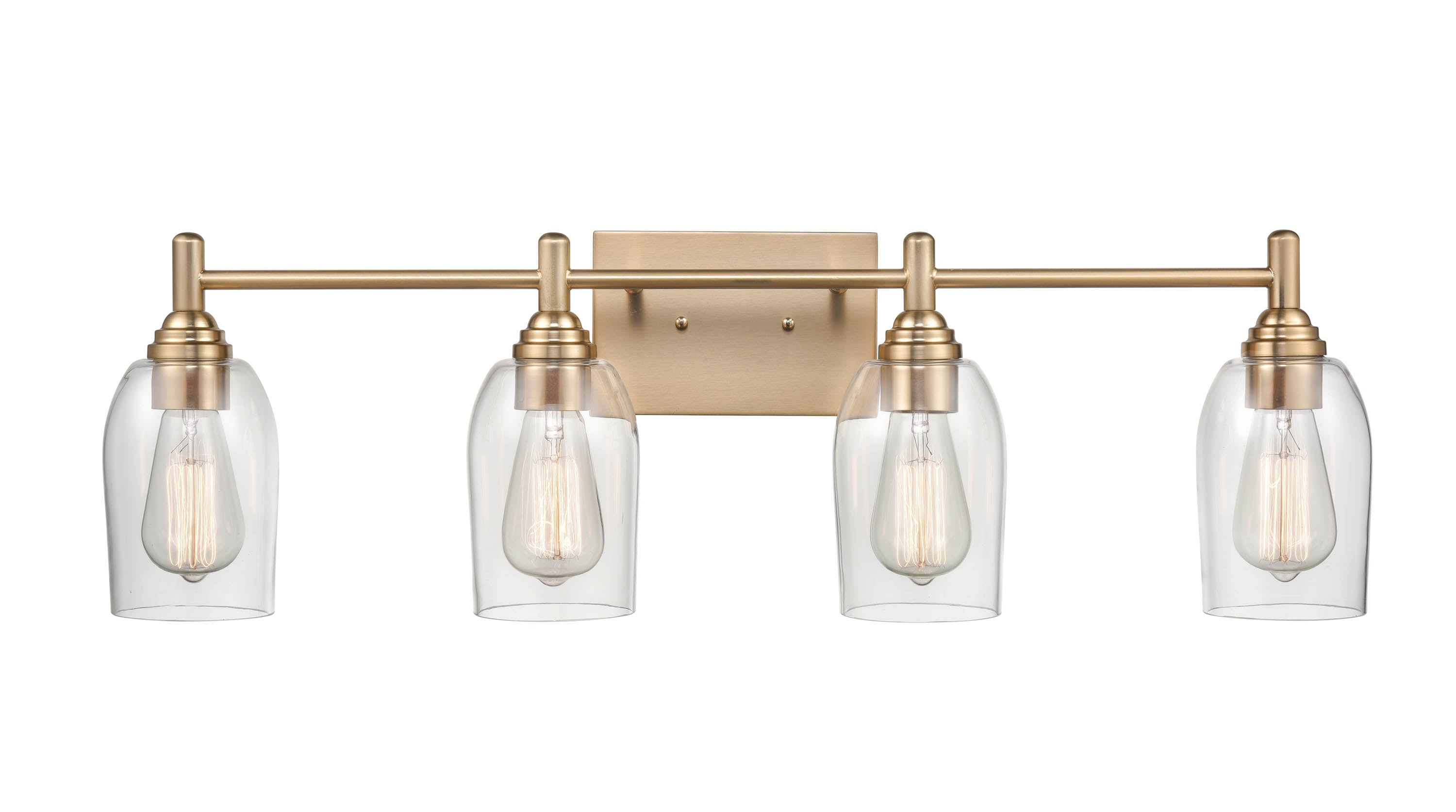 31'' Arlett Modern Gold 4 Light Bath Vanity