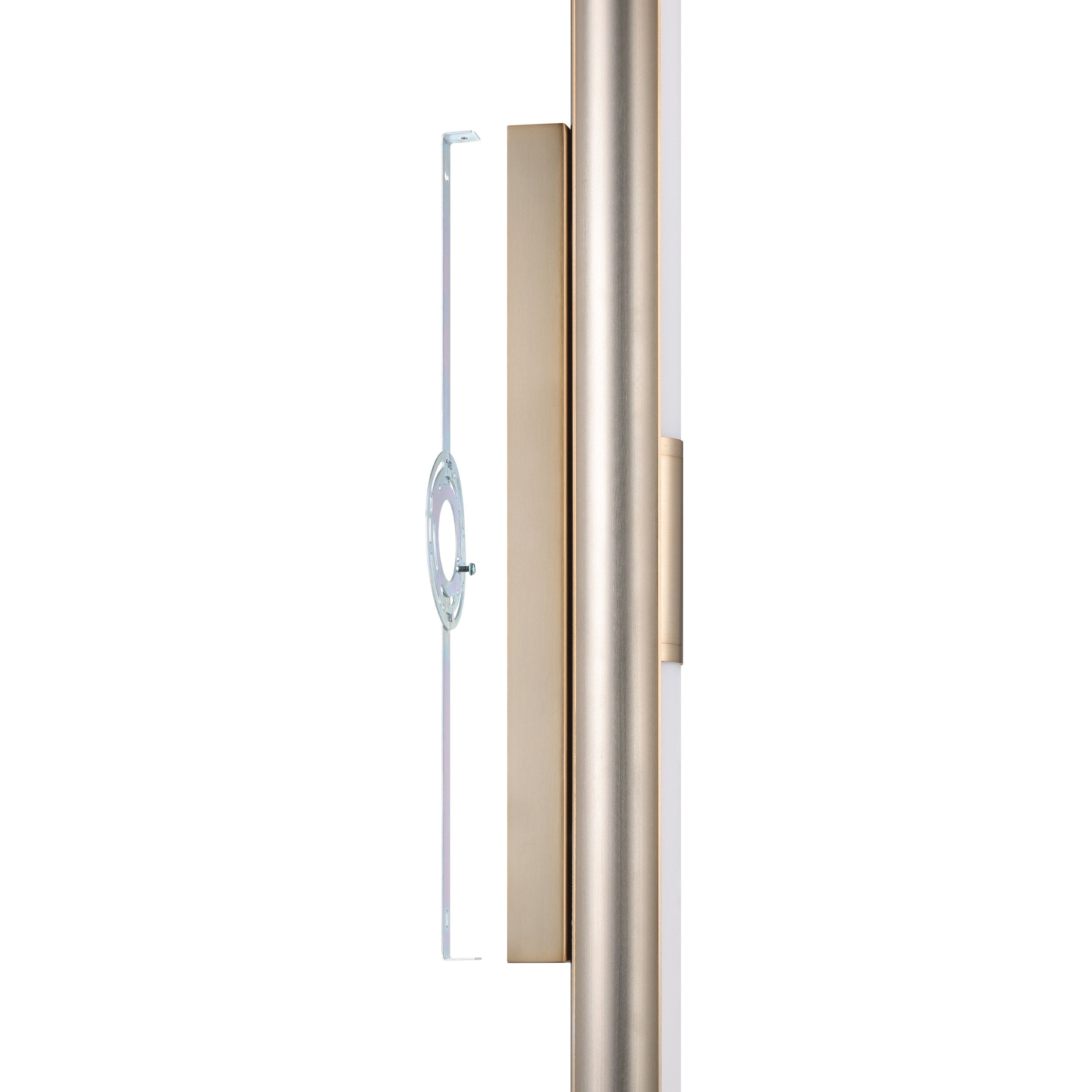 Colton 30-inch 2-light Champagne Gold 5CCT LED Vanity Light with Etched Opal Glass Shades