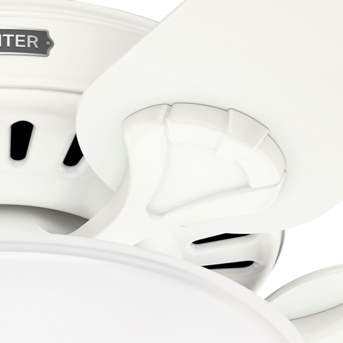 52 inch Pro's Best ENERGY STAR® Fresh White Ceiling Fan with LED Light Kit and Pull Chain