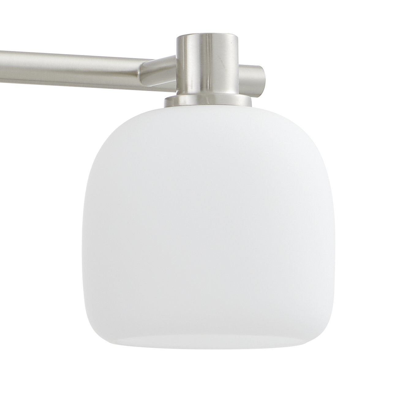 Valentina 24-inch 3-light Brushed Nickel Vanity Light with Etched Opal Glass Shades