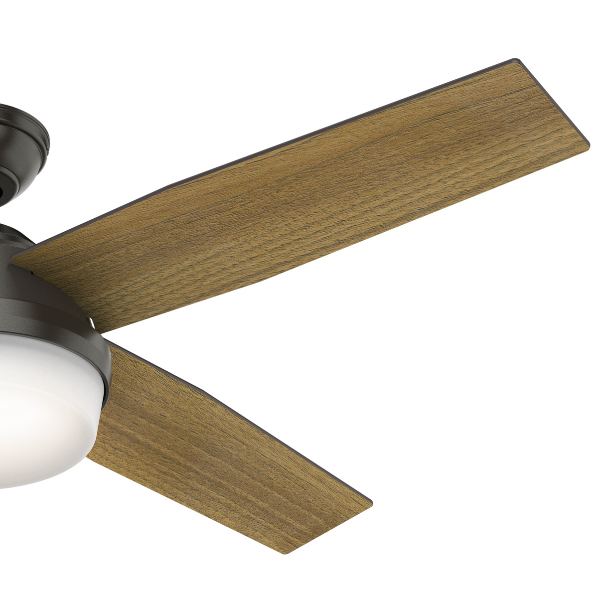 52 inch Dempsey Noble Bronze Ceiling Fan with LED Light Kit and Handheld Remote