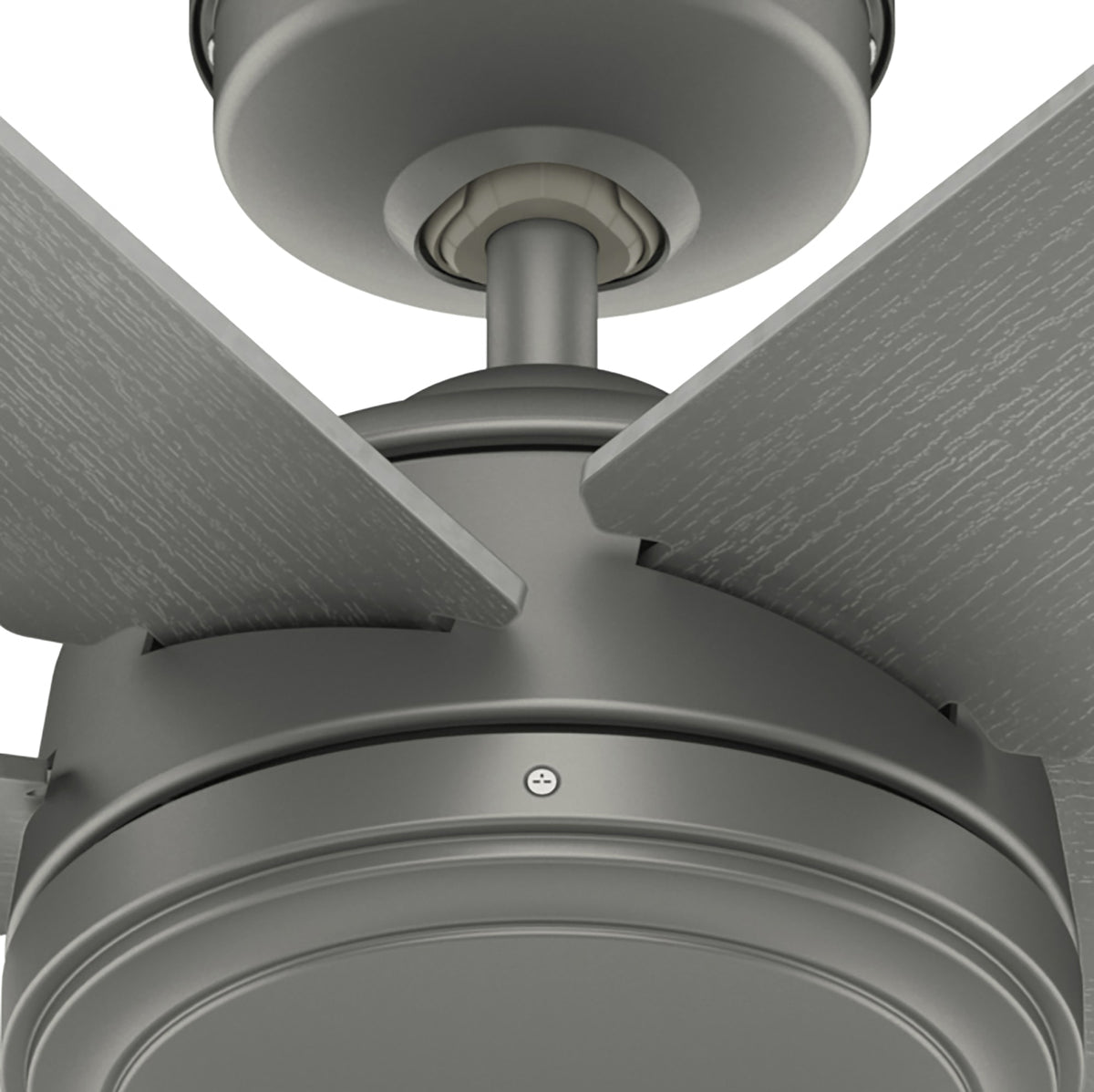 52 inch Jetty Matte Silver WeatherMax Indoor / Outdoor Ceiling Fan and Wall Control