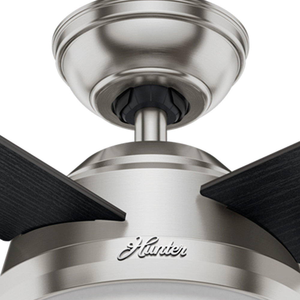 52 inch Dempsey Brushed Nickel Ceiling Fan with LED Light Kit and Handheld Remote