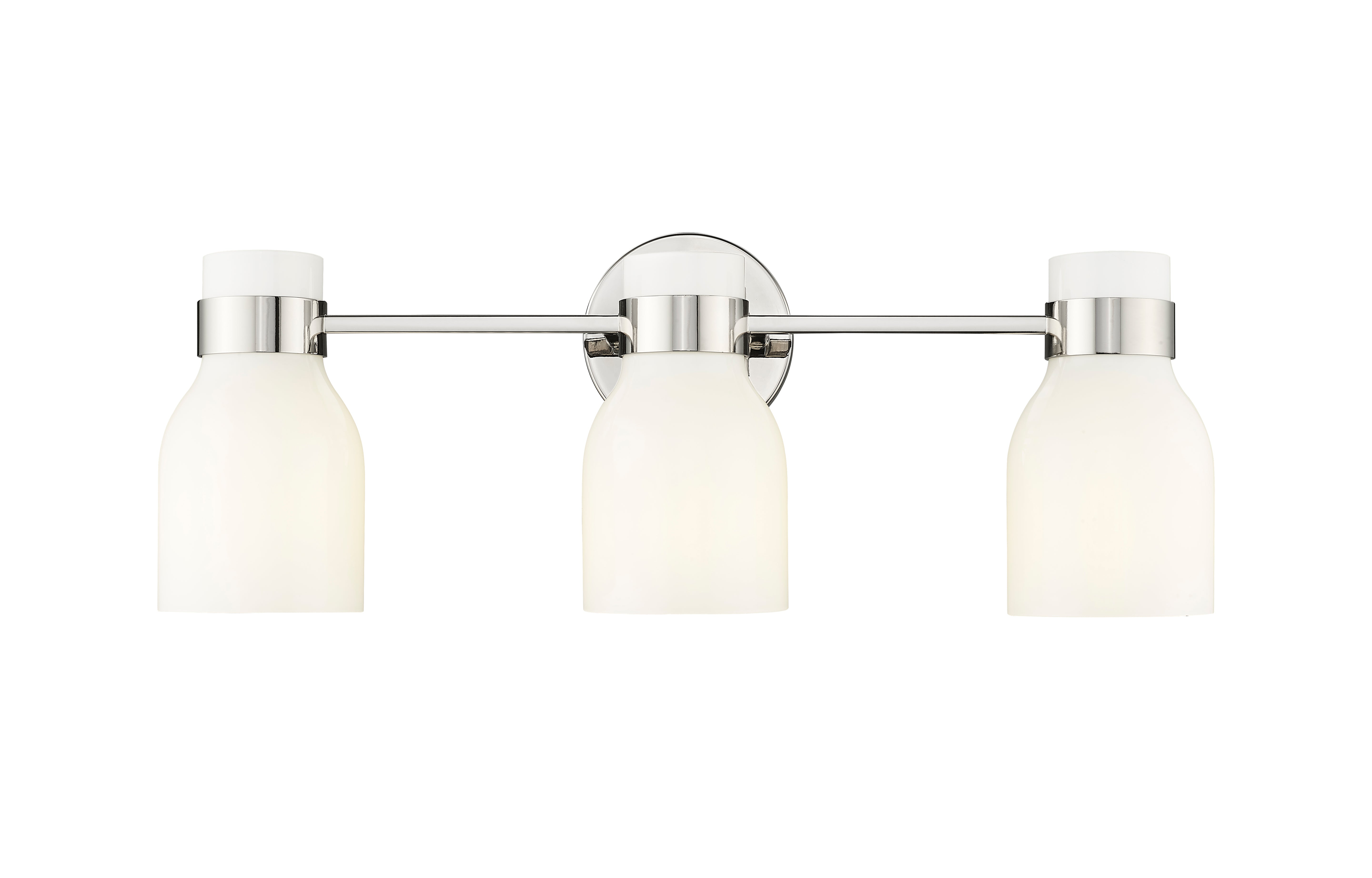 22.5'' Corella Polished Nickel 3 Light Bath Vanity