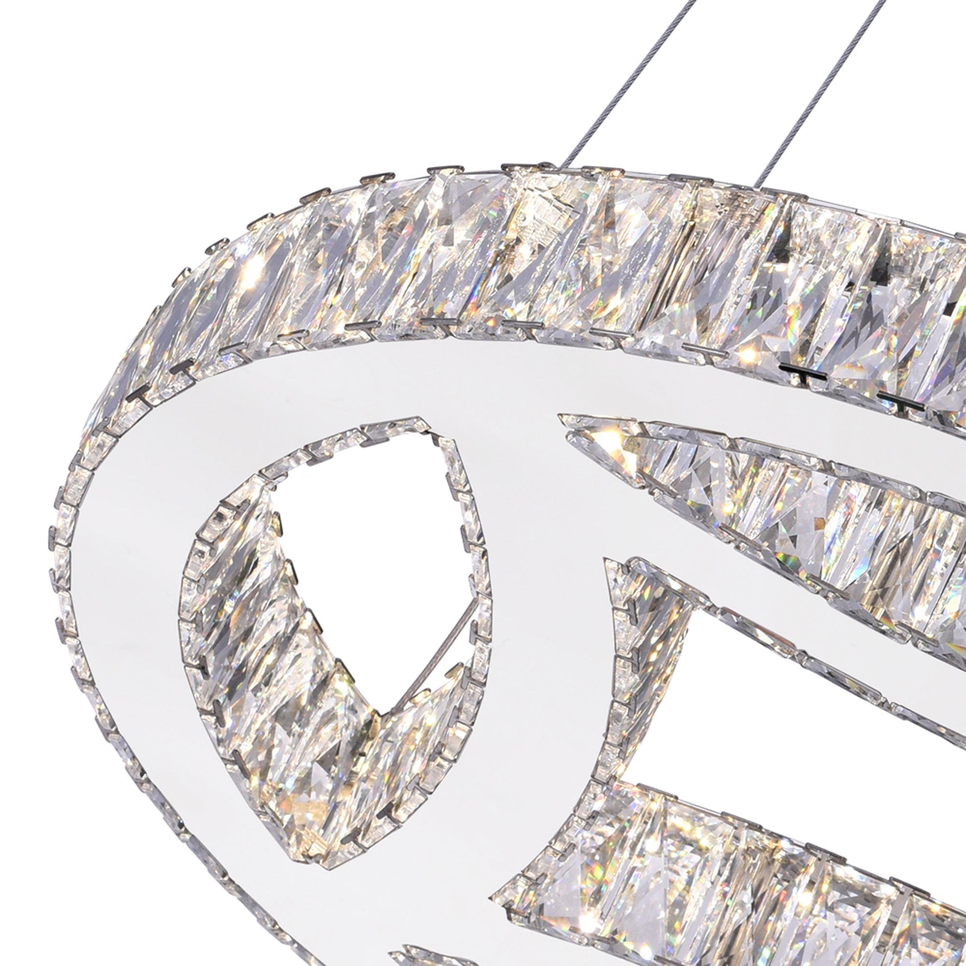 Beyond LED Chrome Chandelier