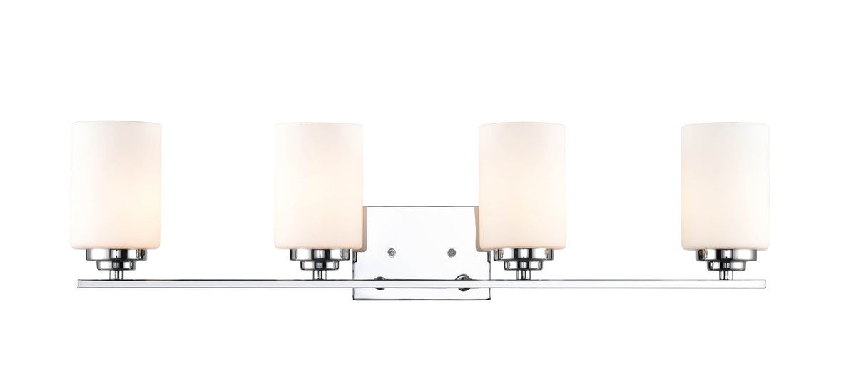 31.13'' Durham Chrome 4 Light Bath Vanity