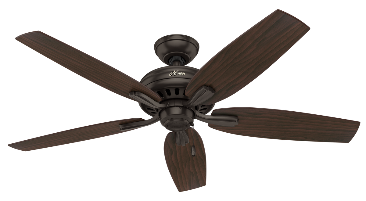 52 inch Newsome Premier Bronze Ceiling Fan with LED Light Kit and Pull Chain