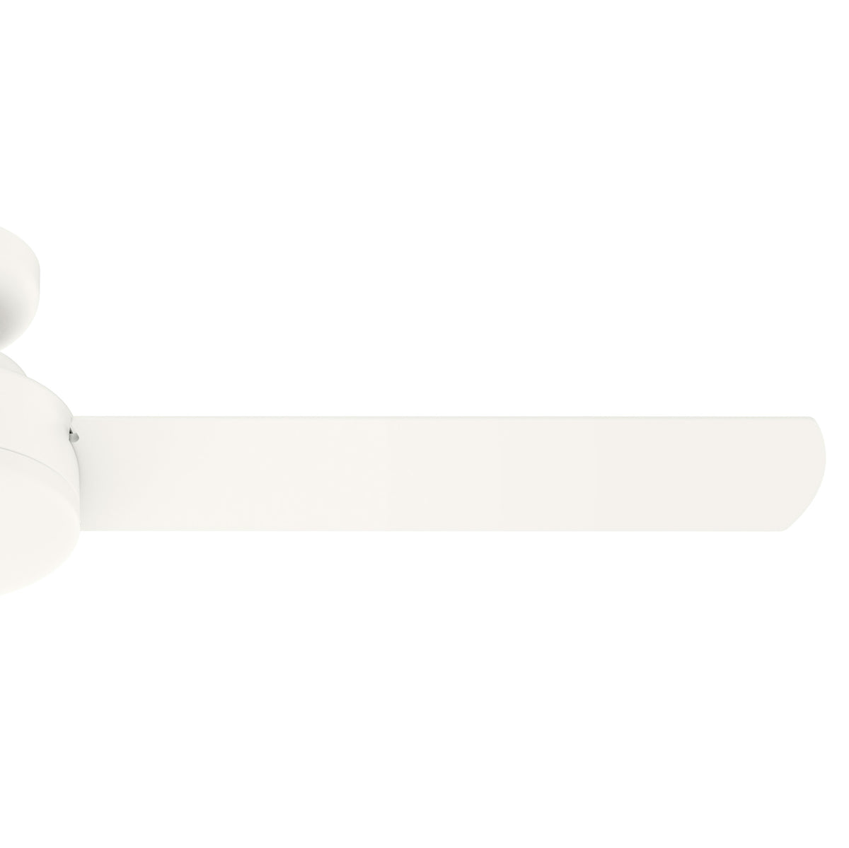 52 inch Presto Matte White Low Profile Ceiling Fan and Wall Control
