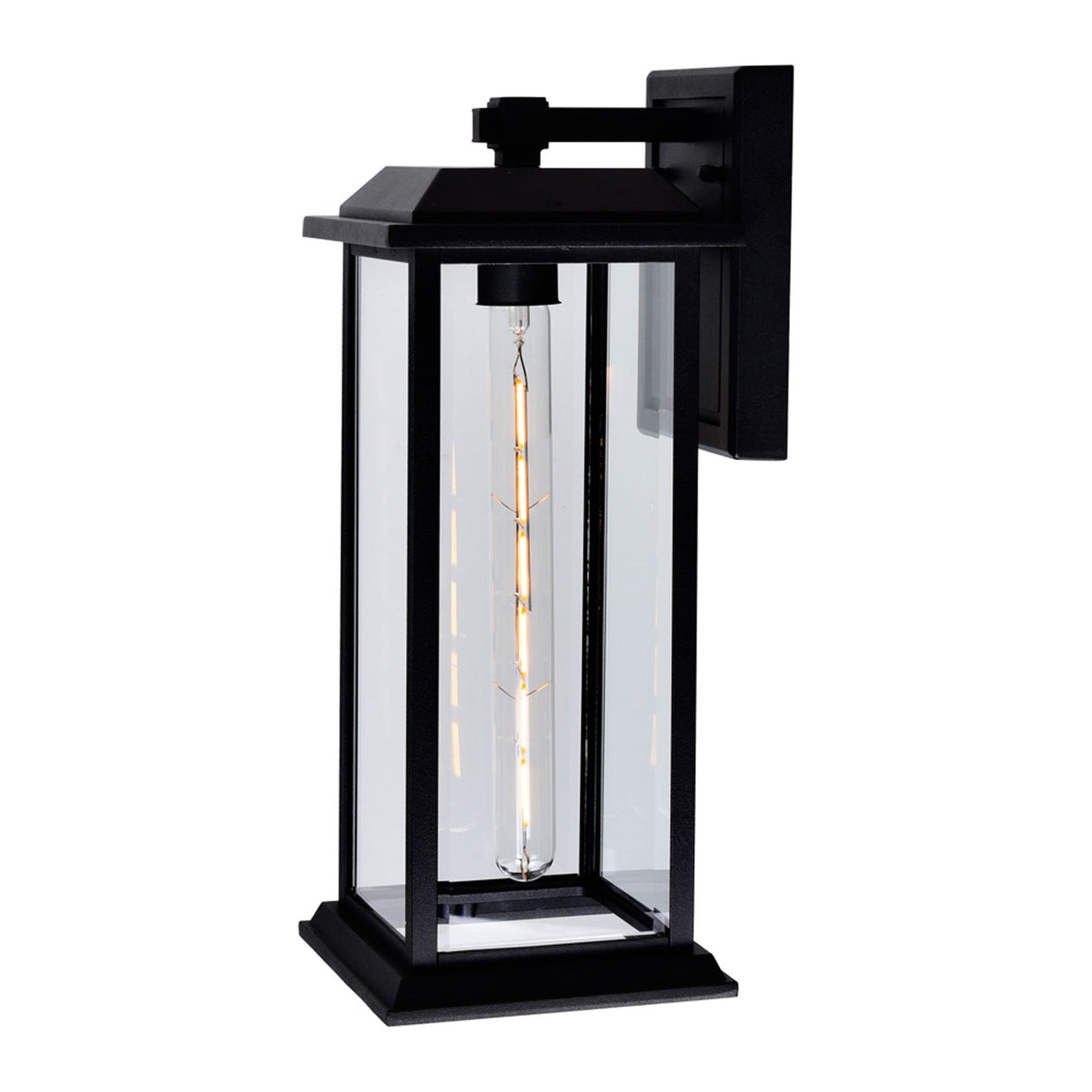 Blackbridge 1 Light Black Wall Lantern