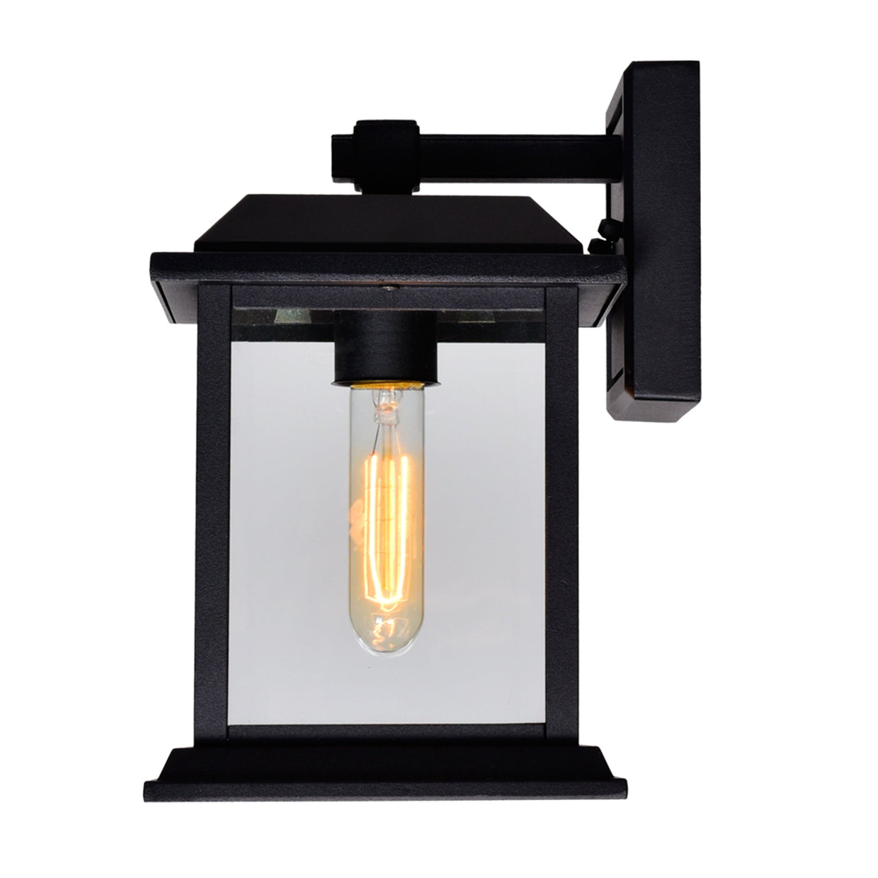 Blackbridge 1 Light Black Wall Lantern