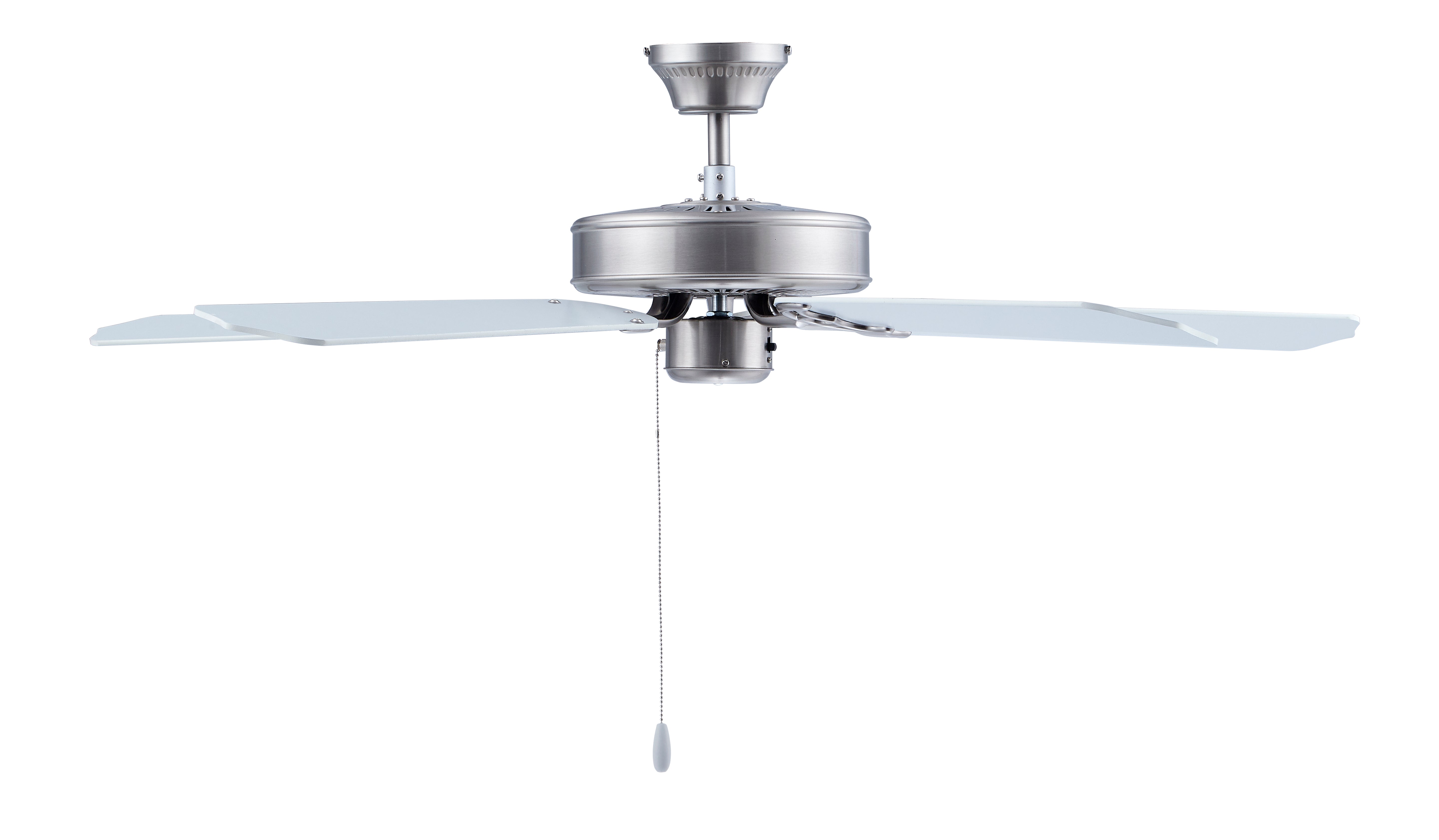 52 Inch Royal Star AC Brushed Nickel Indoor Ceiling Fan 5-Blade Reversible