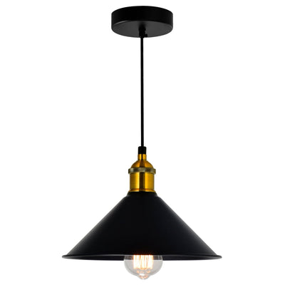 Brave 1 Light Black Mini Pendant Light