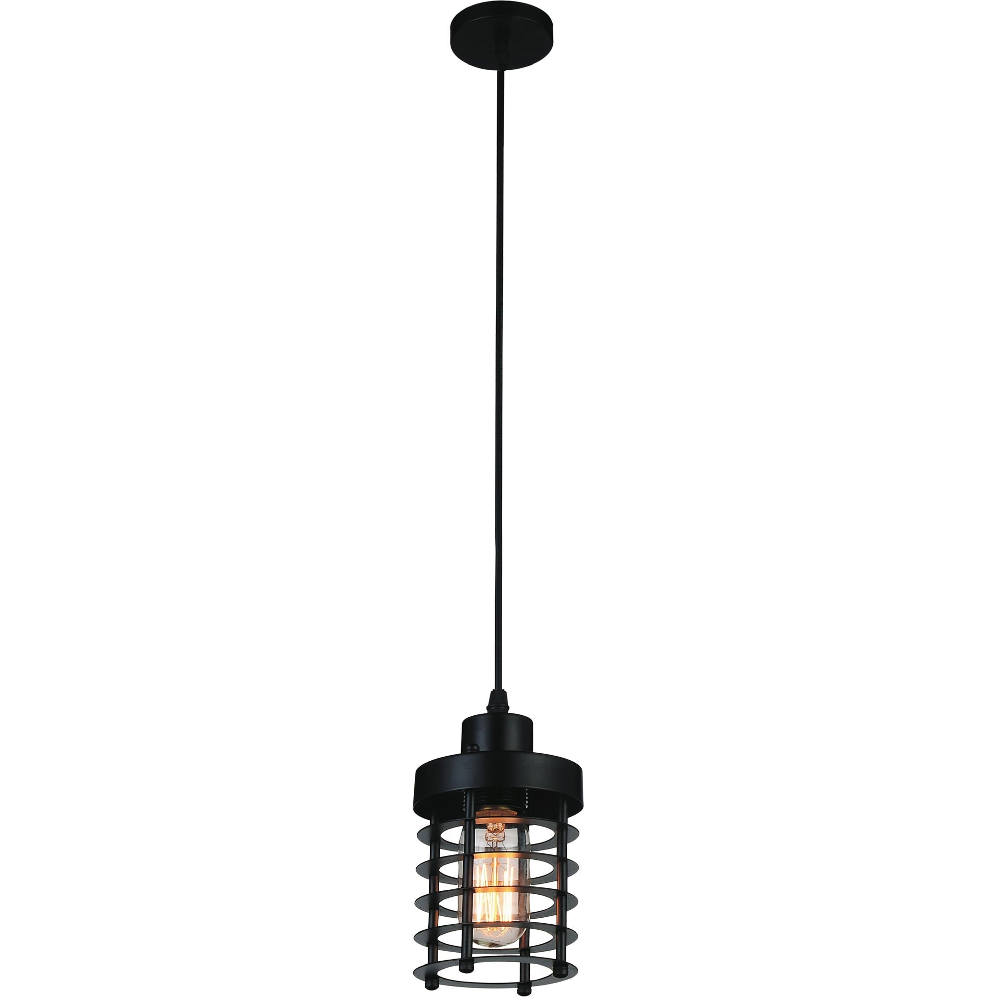 Bray 1 Light Black Mini Pendant