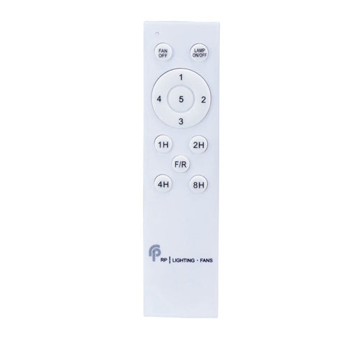 1.5-inch White Fan Remote Control